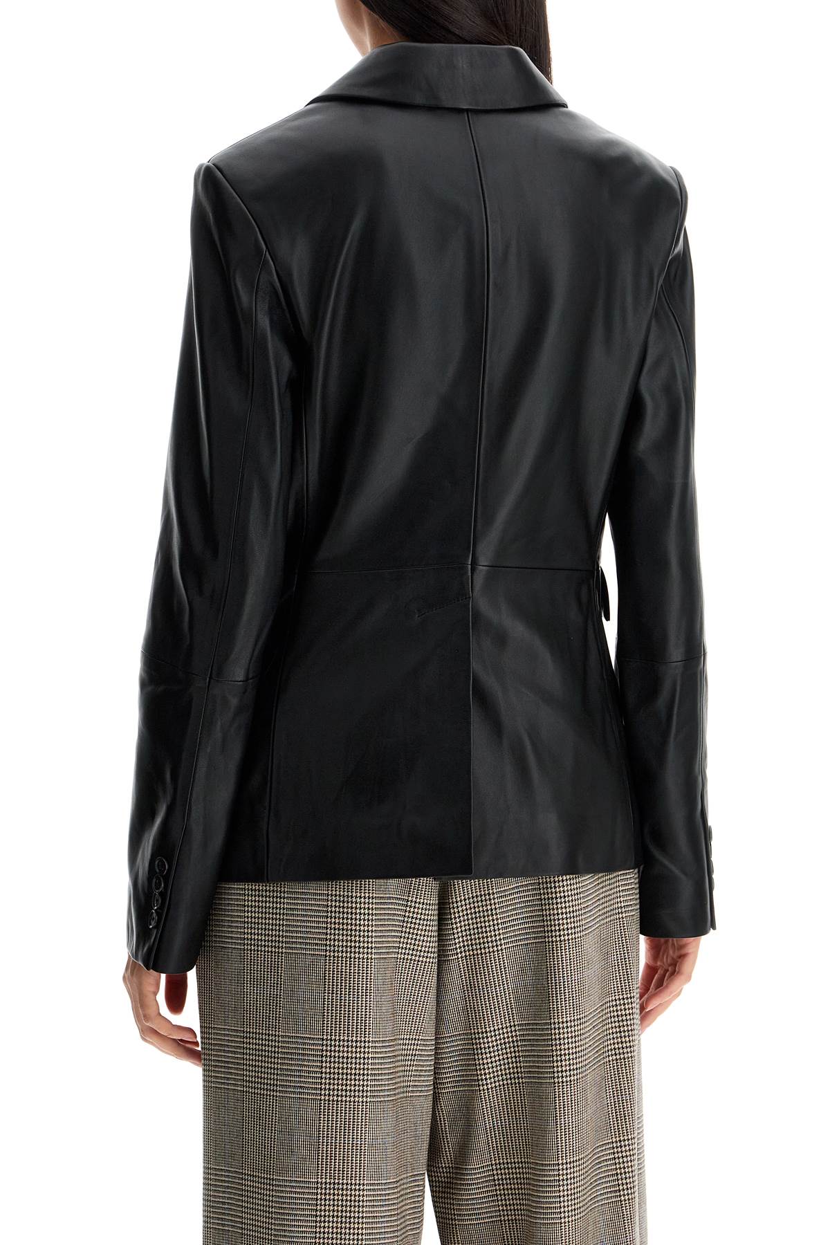 Loulou Studio Aldo Leather Blazer