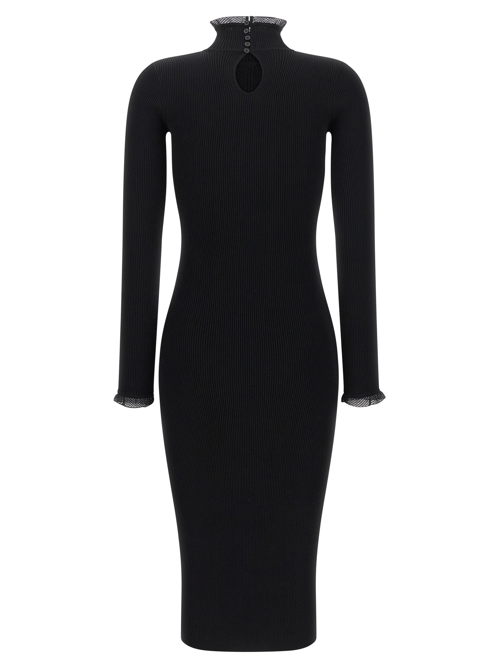 Elisabetta Franchi Ribbed Knit Dress