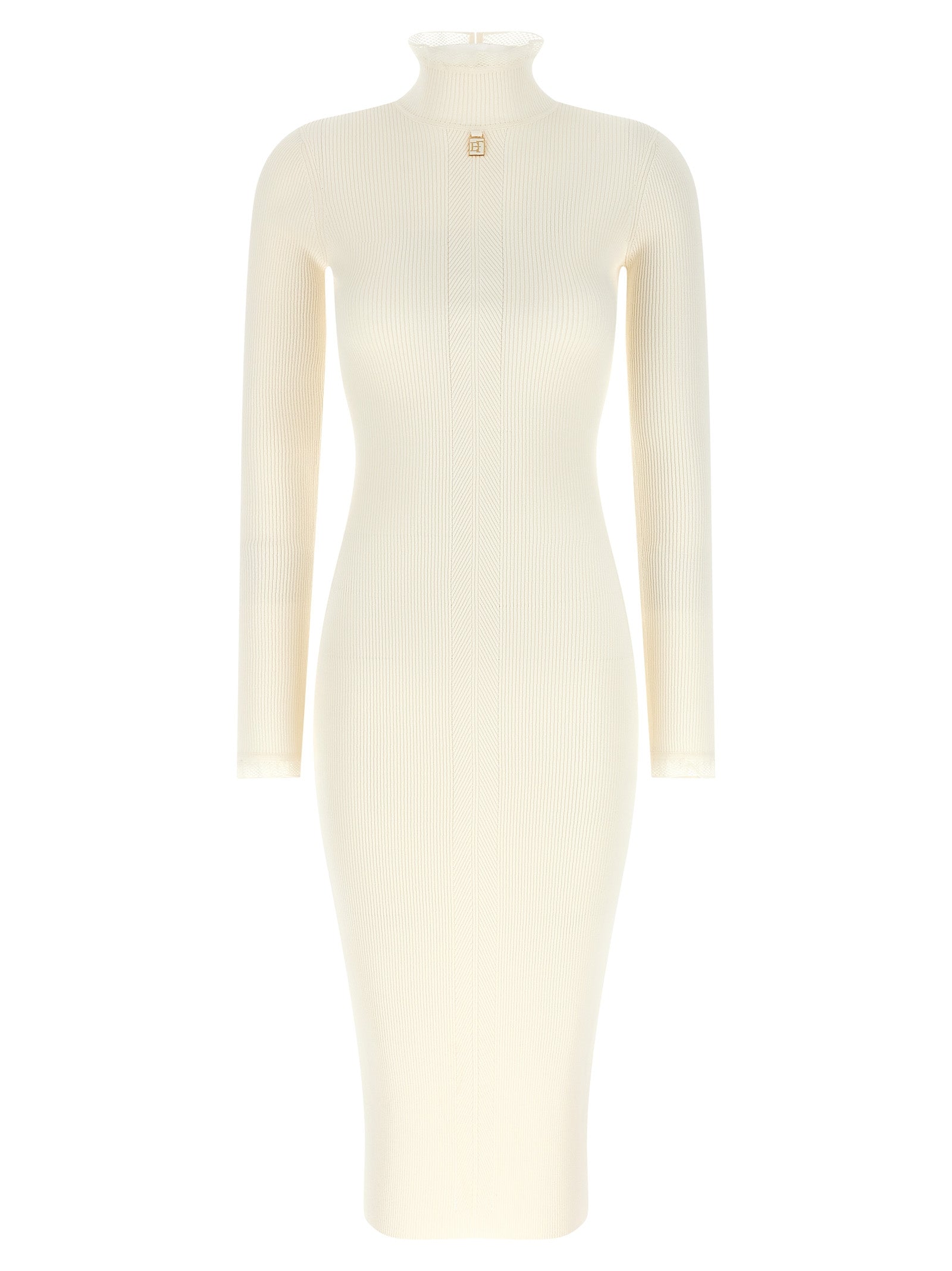Elisabetta Franchi Ribbed Knit Dress
