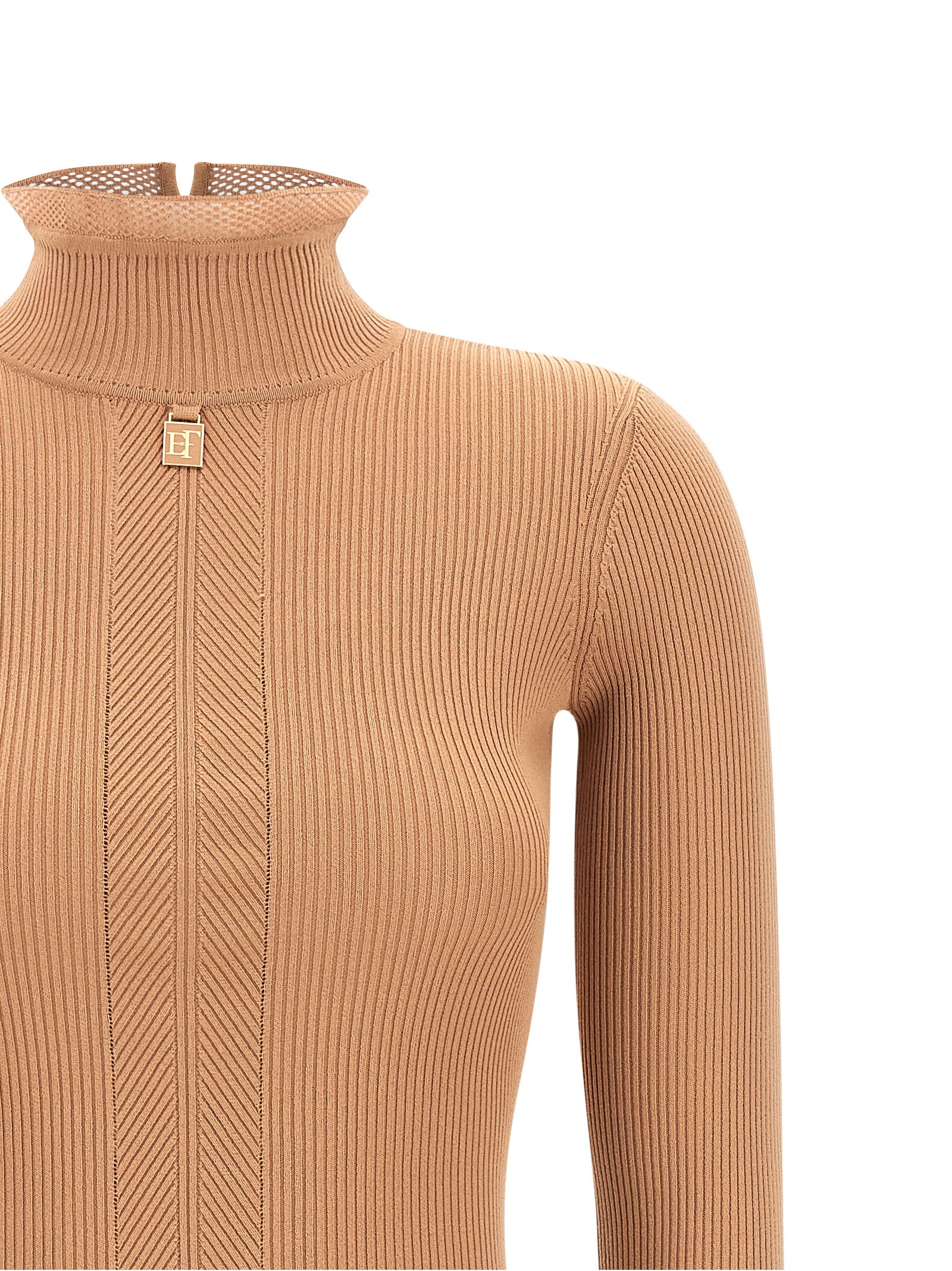 Elisabetta Franchi Ribbed Knit Dress