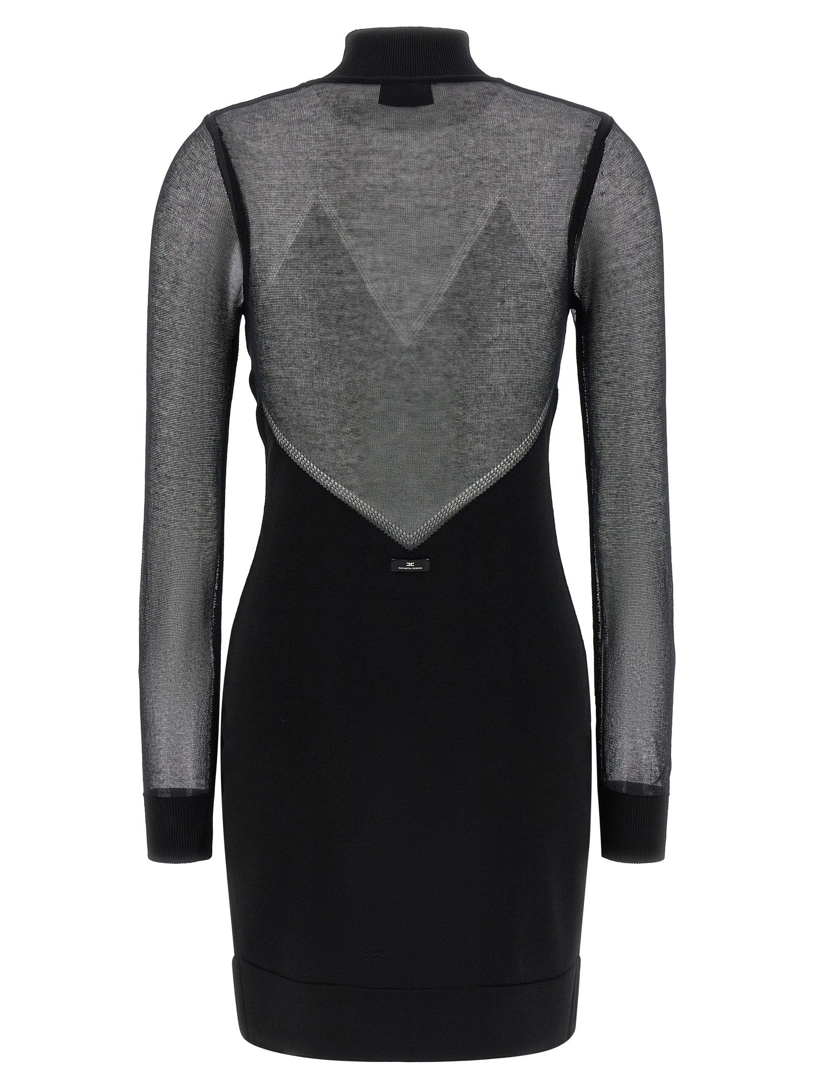 Elisabetta Franchi Dress With Transparencies