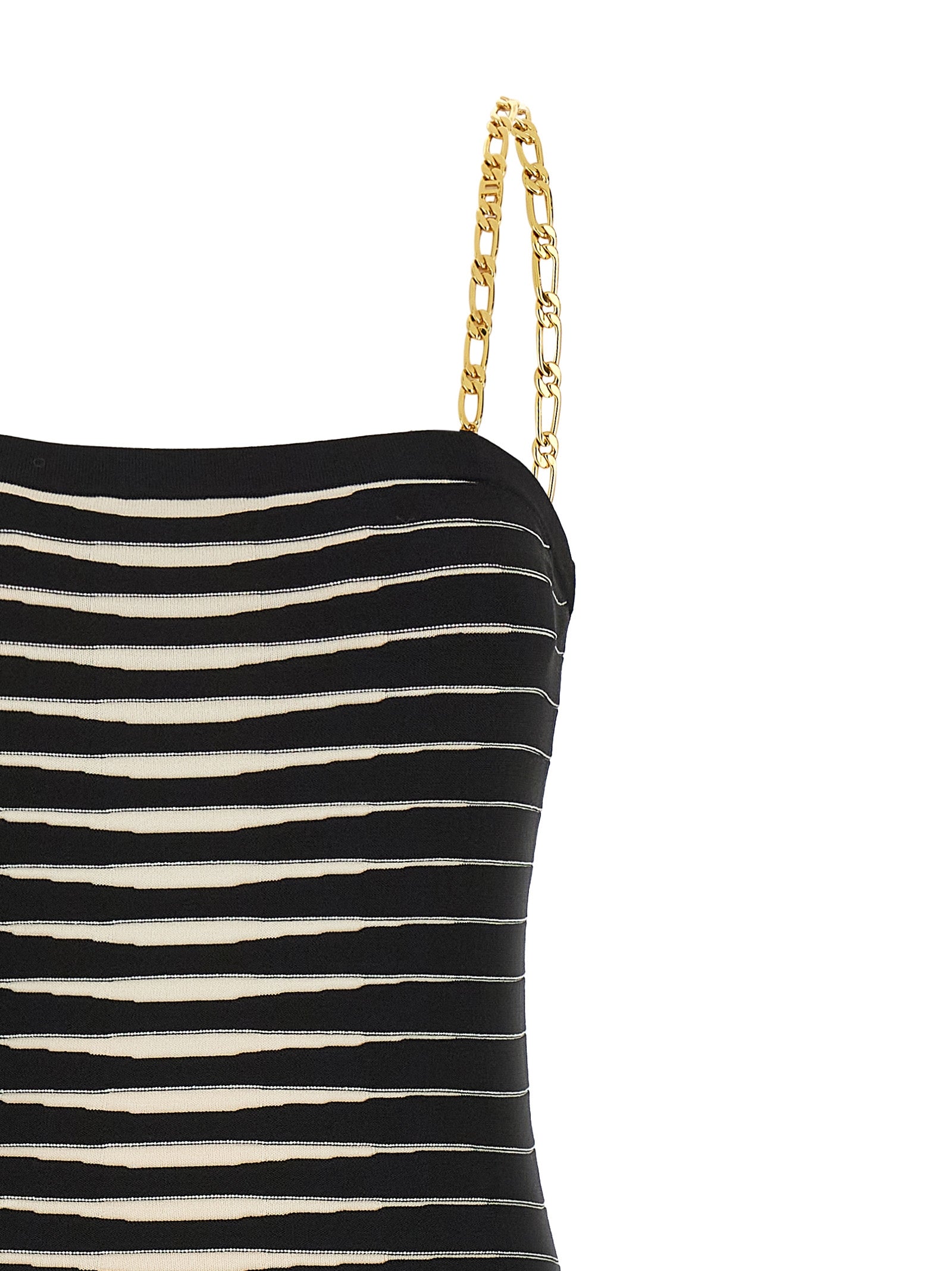 Elisabetta Franchi Striped Dégradé Dress