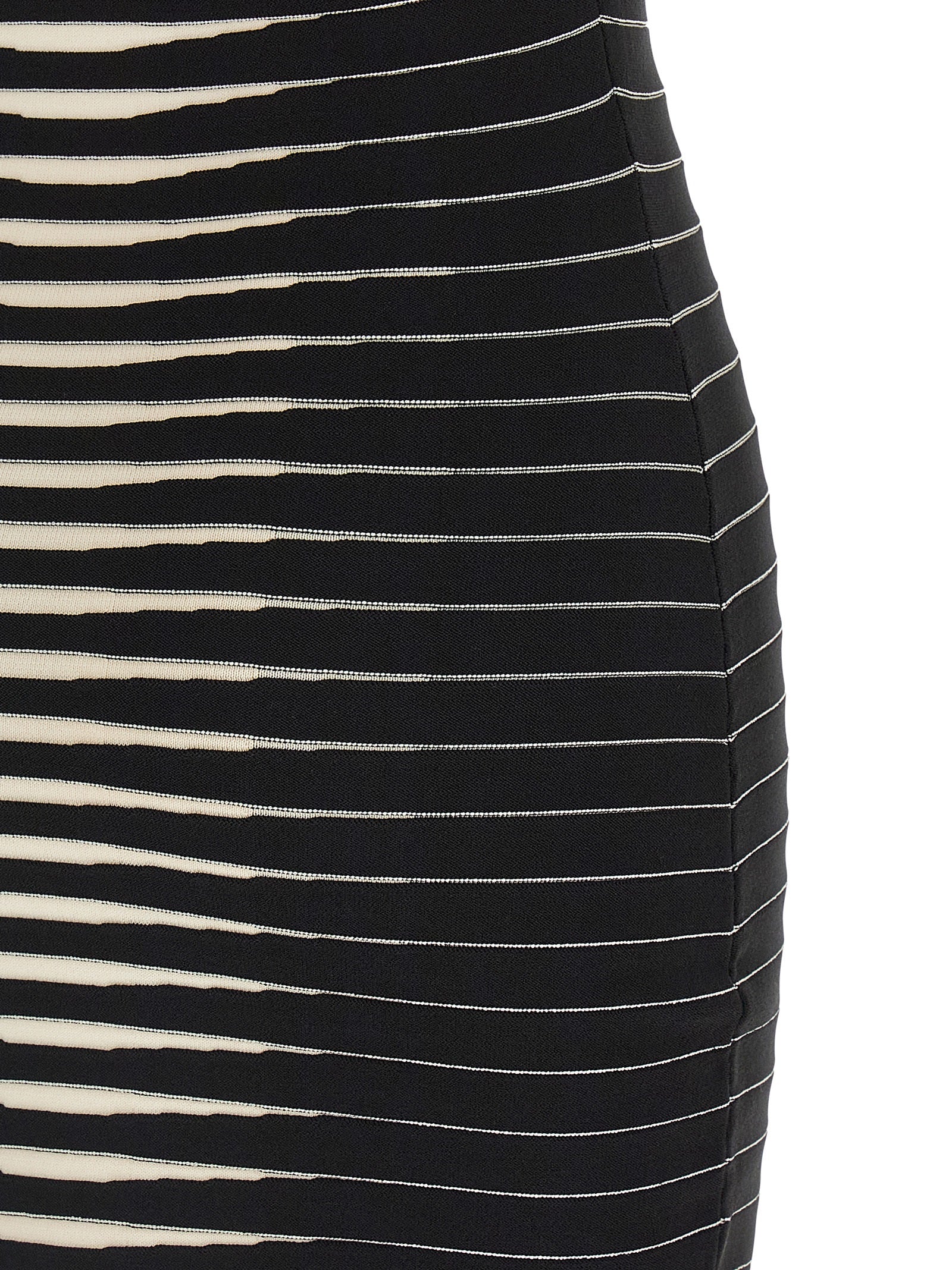 Elisabetta Franchi Striped Dégradé Dress