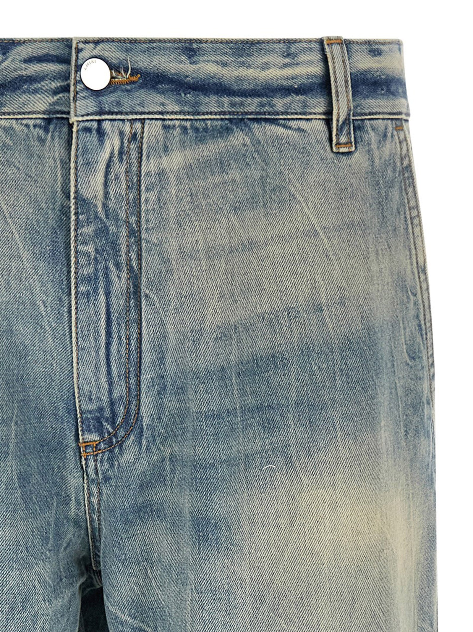 Amiri 'Checkered Repair Bootcut' Jeans