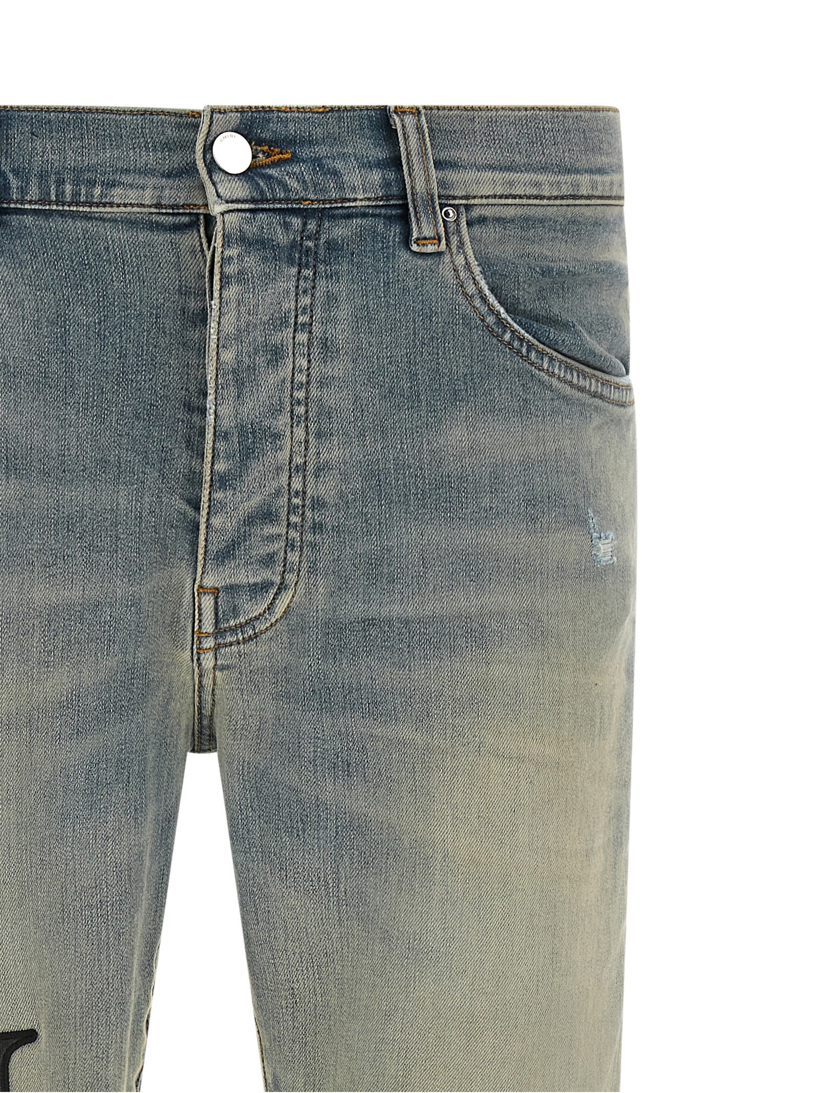 Amiri 'Staggered Logo' Jeans