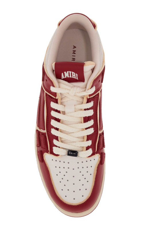 Amiri Collegiate Skel Top Low Sneakers Red