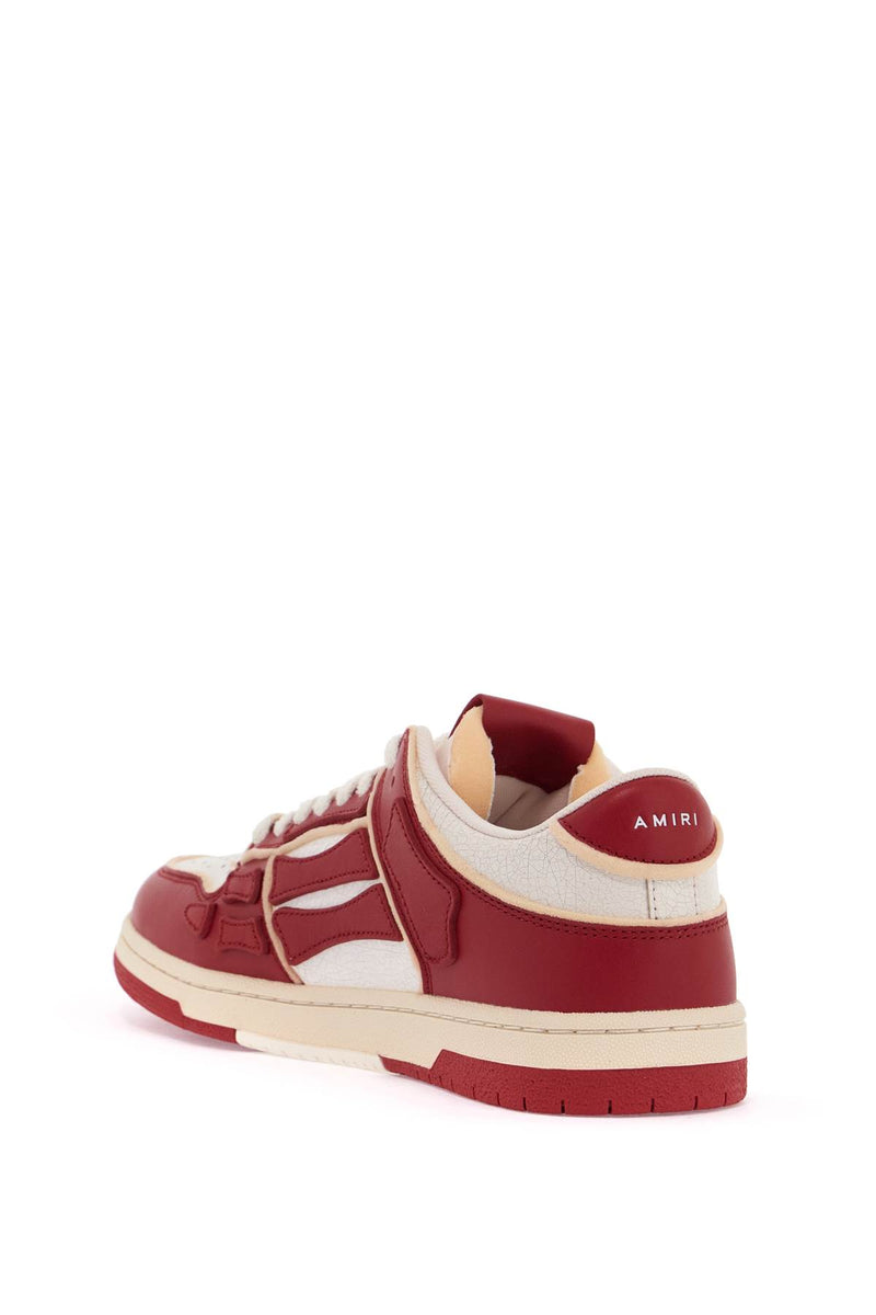 Amiri Collegiate Skel Top Low Sneakers Red