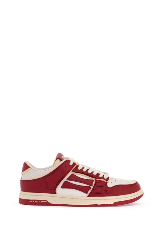 Amiri Collegiate Skel Top Low Sneakers Red