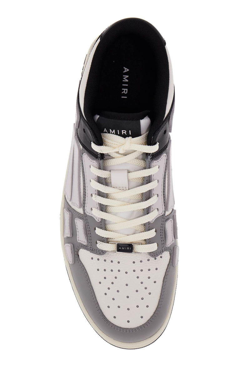 Amiri Two-Tone Skel Top Low Sneakers White