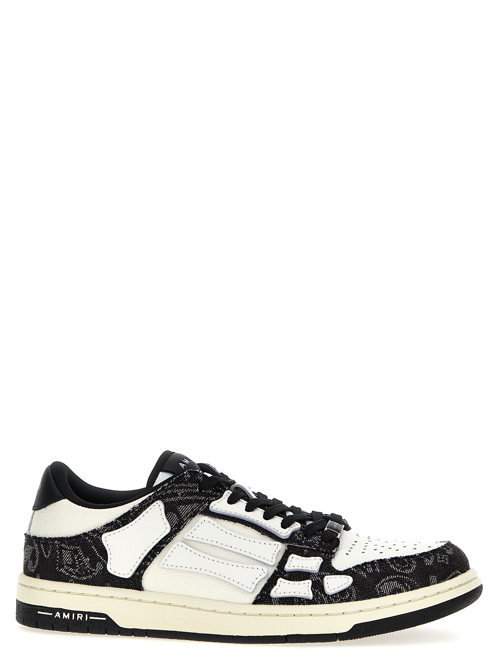 Amiri 'Bandana Denim Skel Top Low' Sneakers