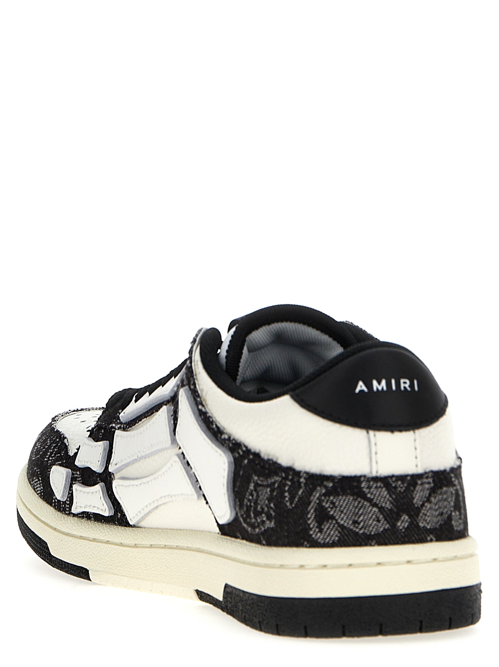 Amiri 'Bandana Denim Skel Top Low' Sneakers