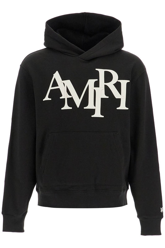 Amiri Hoodie By Amiri With Staggered Black