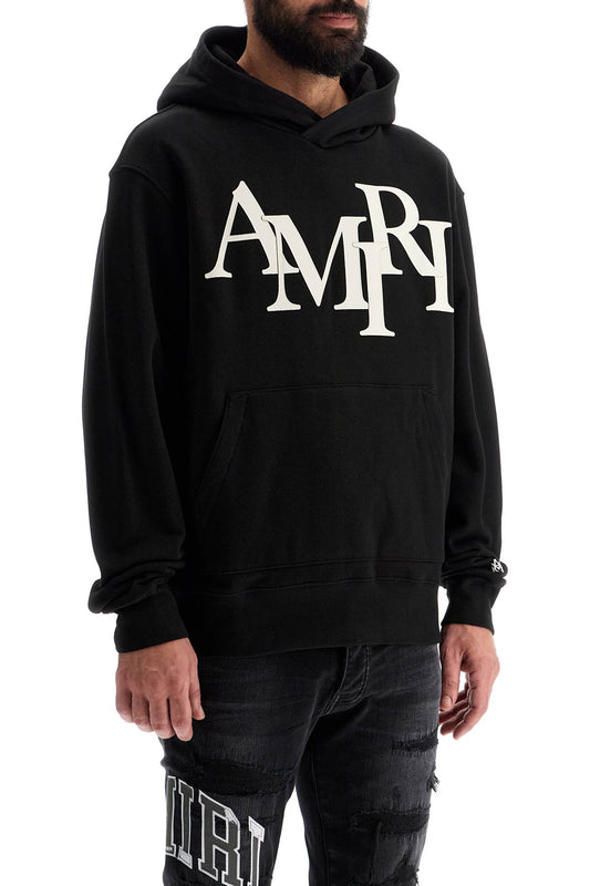 Amiri Hoodie By Amiri With Staggered Black