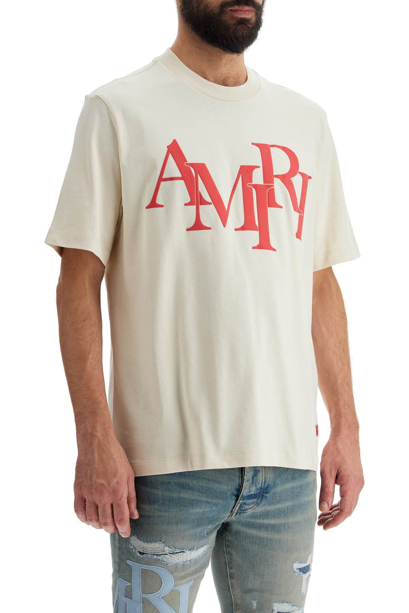 Amiri Amiri Staggered Logo White