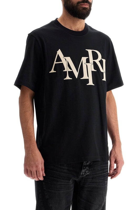 Amiri Amiri Staggered Logo Black