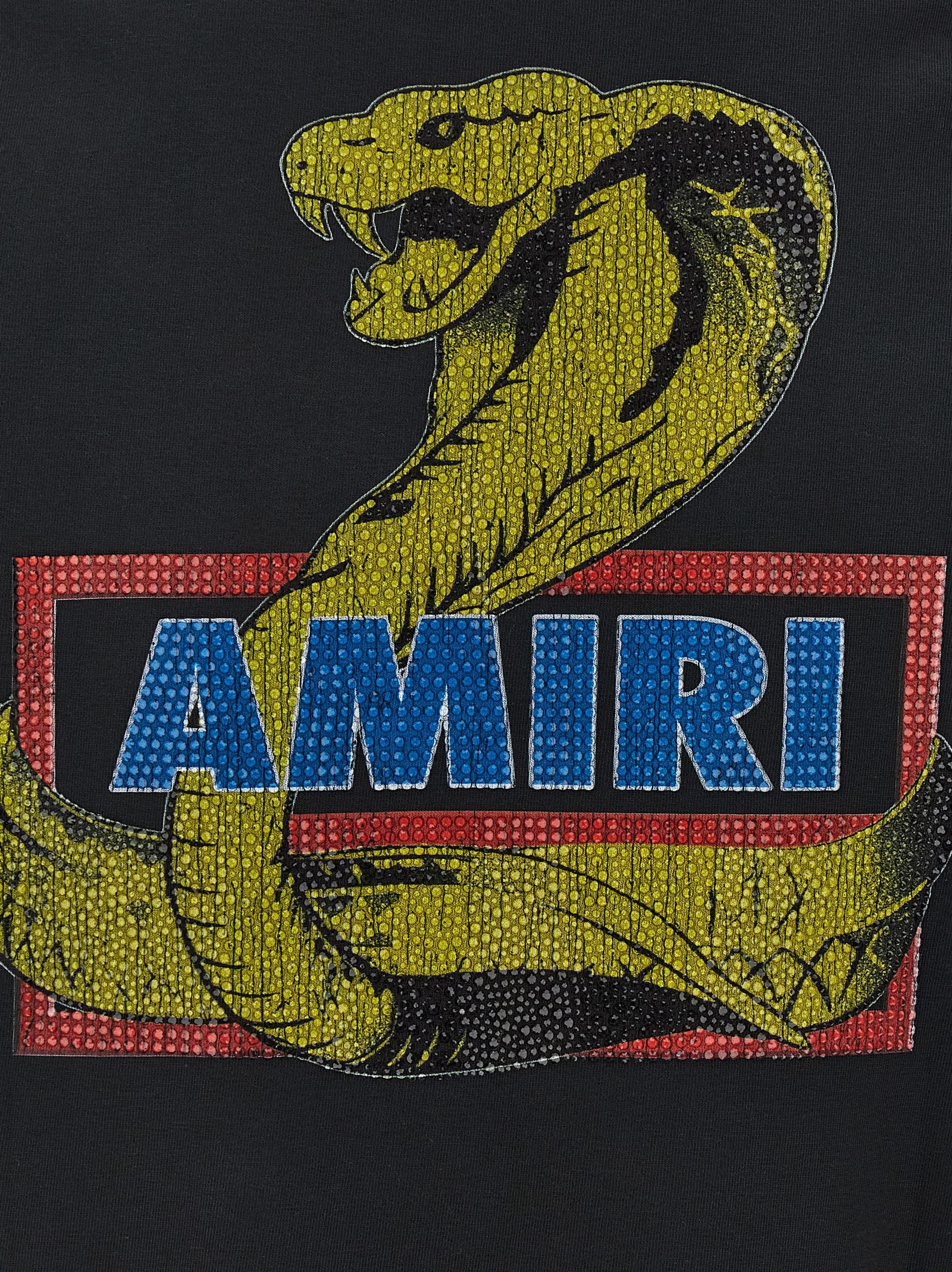 Amiri 'Amiri Crystal Cobra' T-Shirt