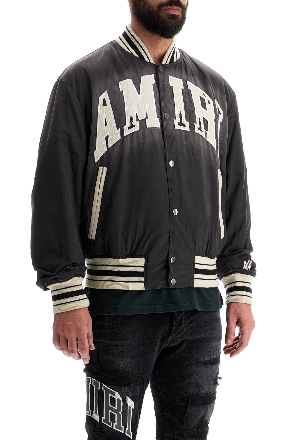 Amiri Sun Faded Logo Bomber