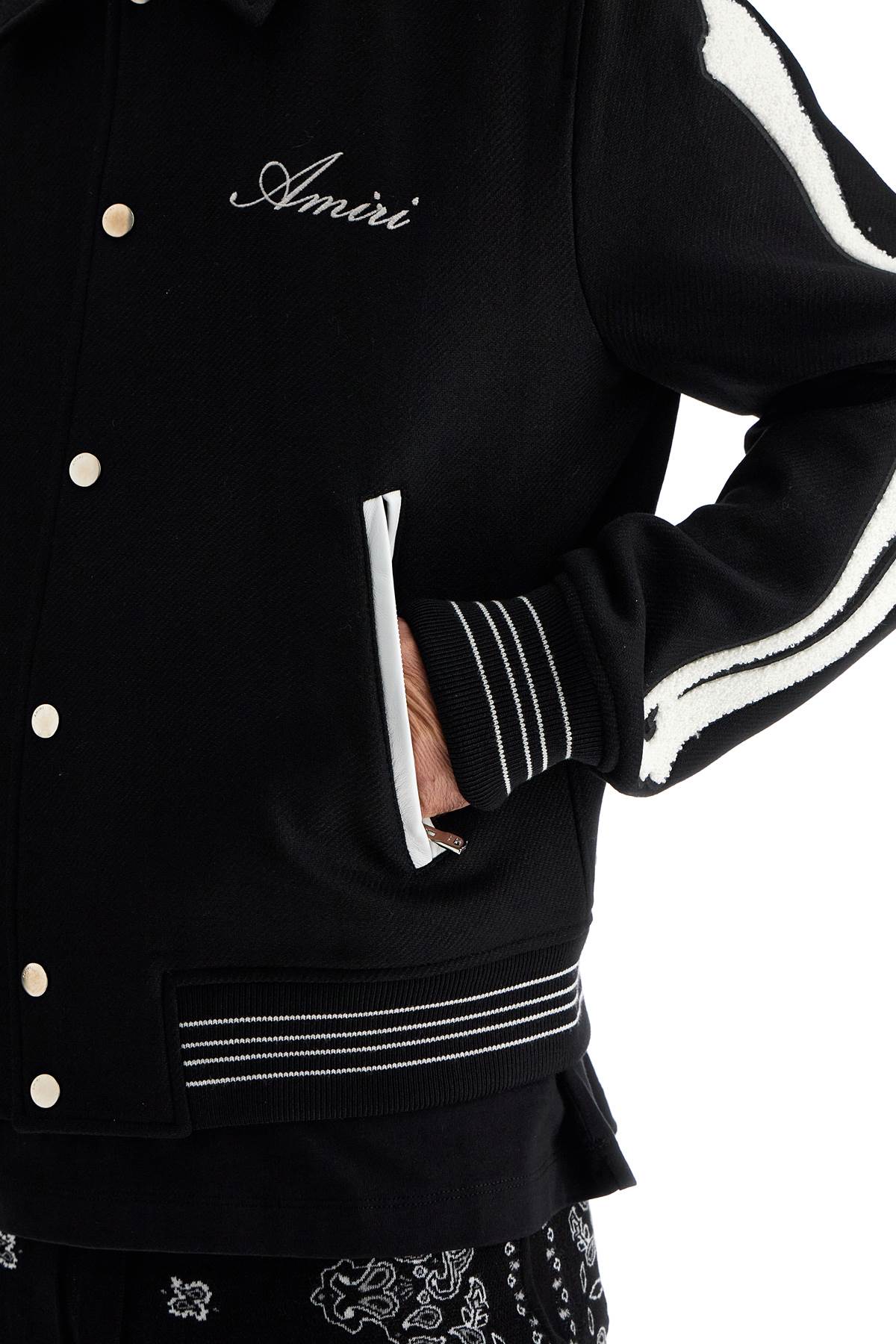 Amiri Bones Varsity Jacket