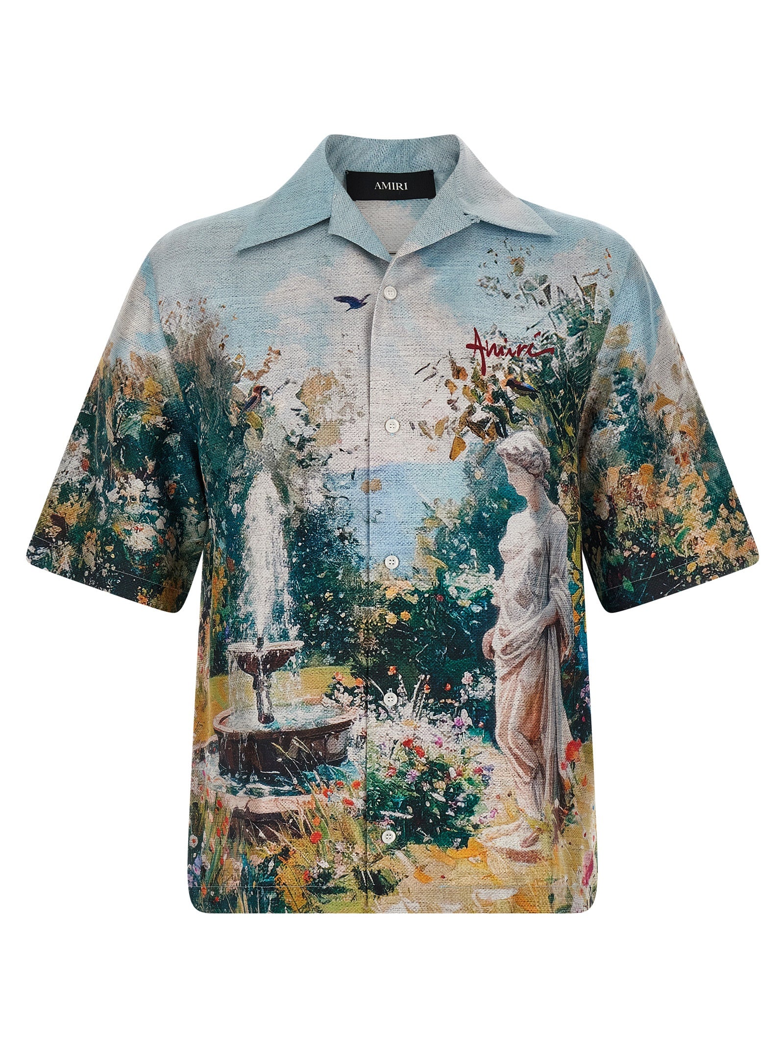 Amiri 'Chateau Fountain Camp' Shirt