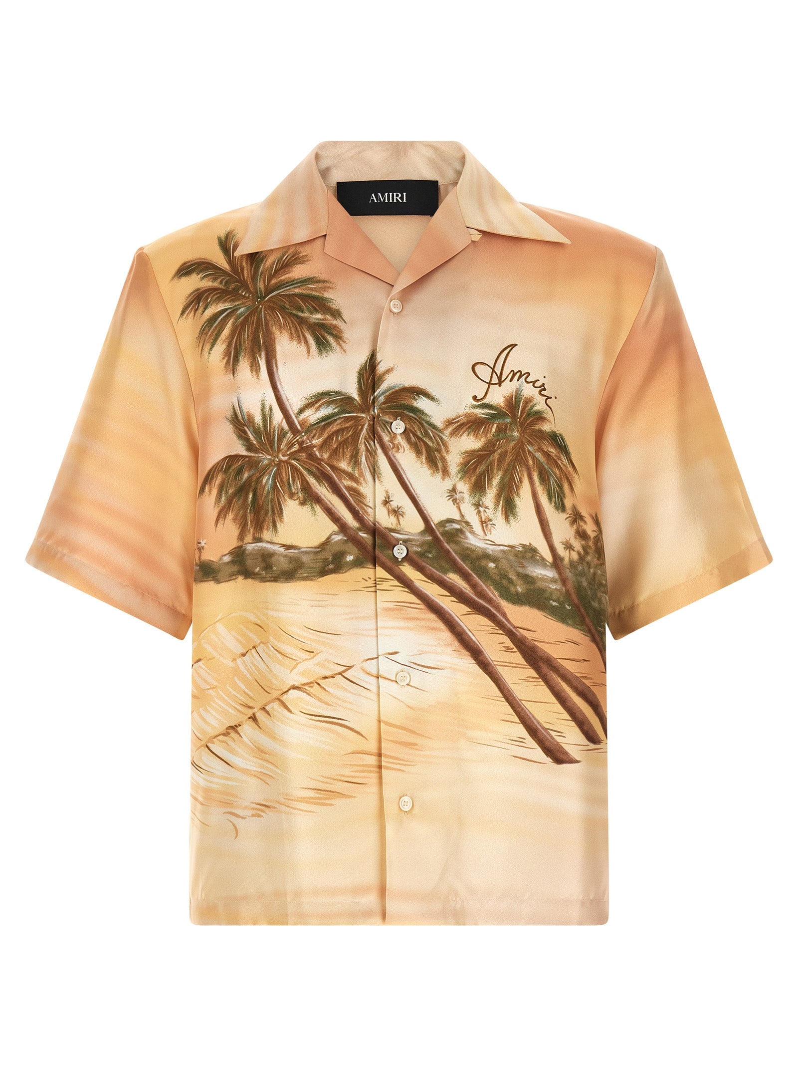 Amiri 'Palms Se Camp' Bowling Shirt