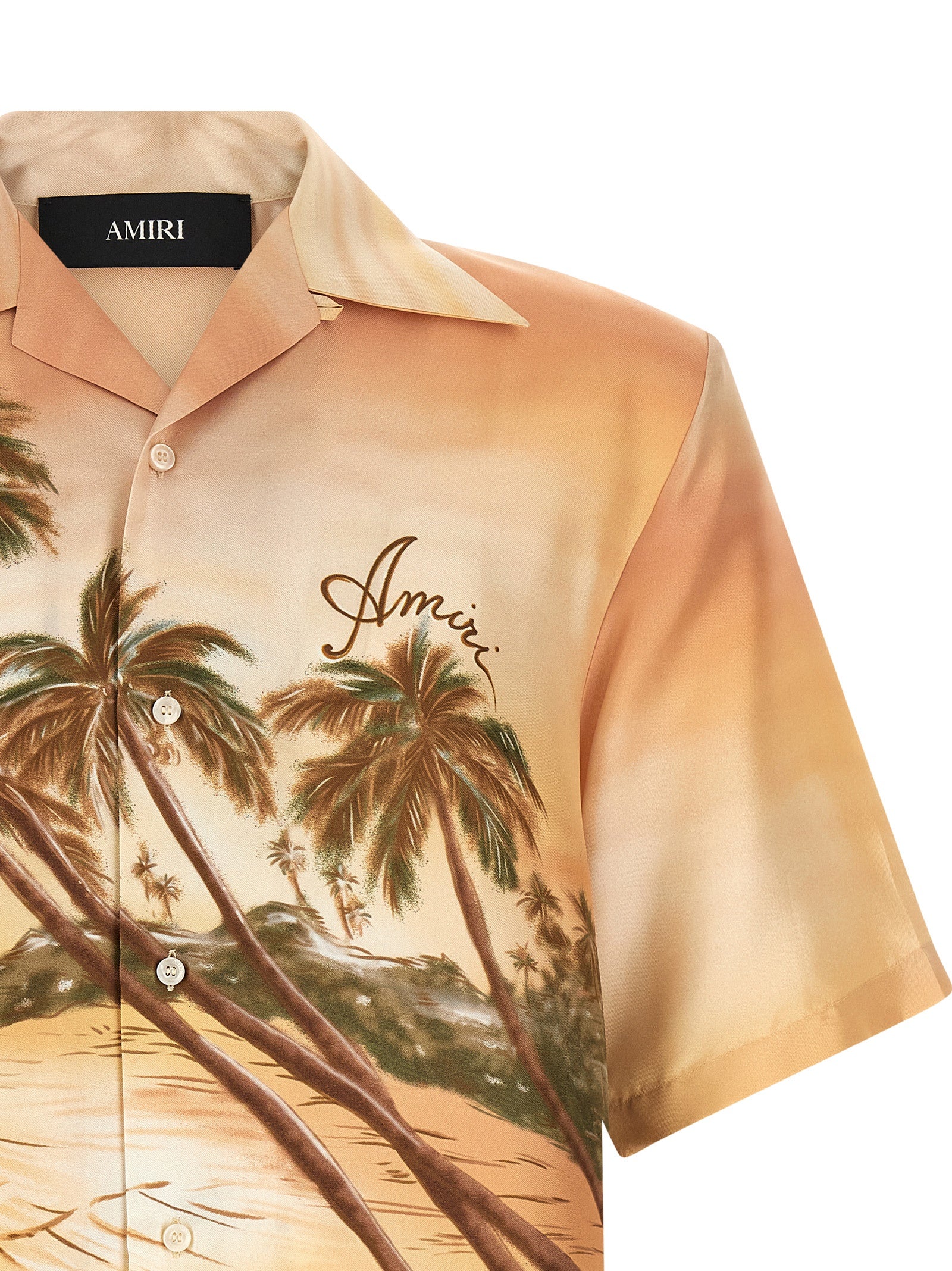 Amiri 'Palms Se Camp' Bowling Shirt