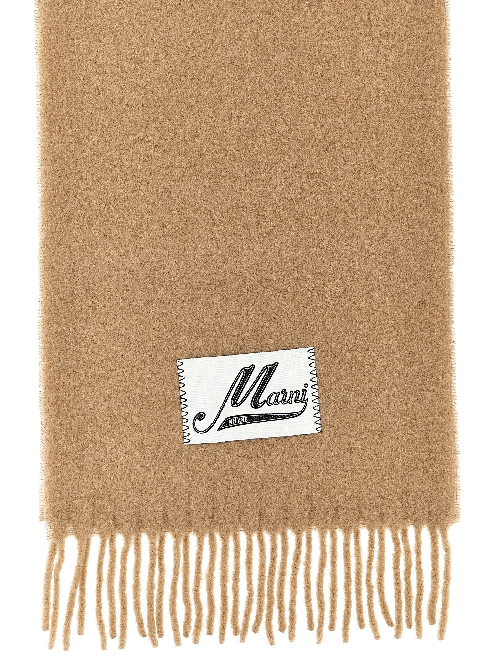 Marni Logo Patch Scarf