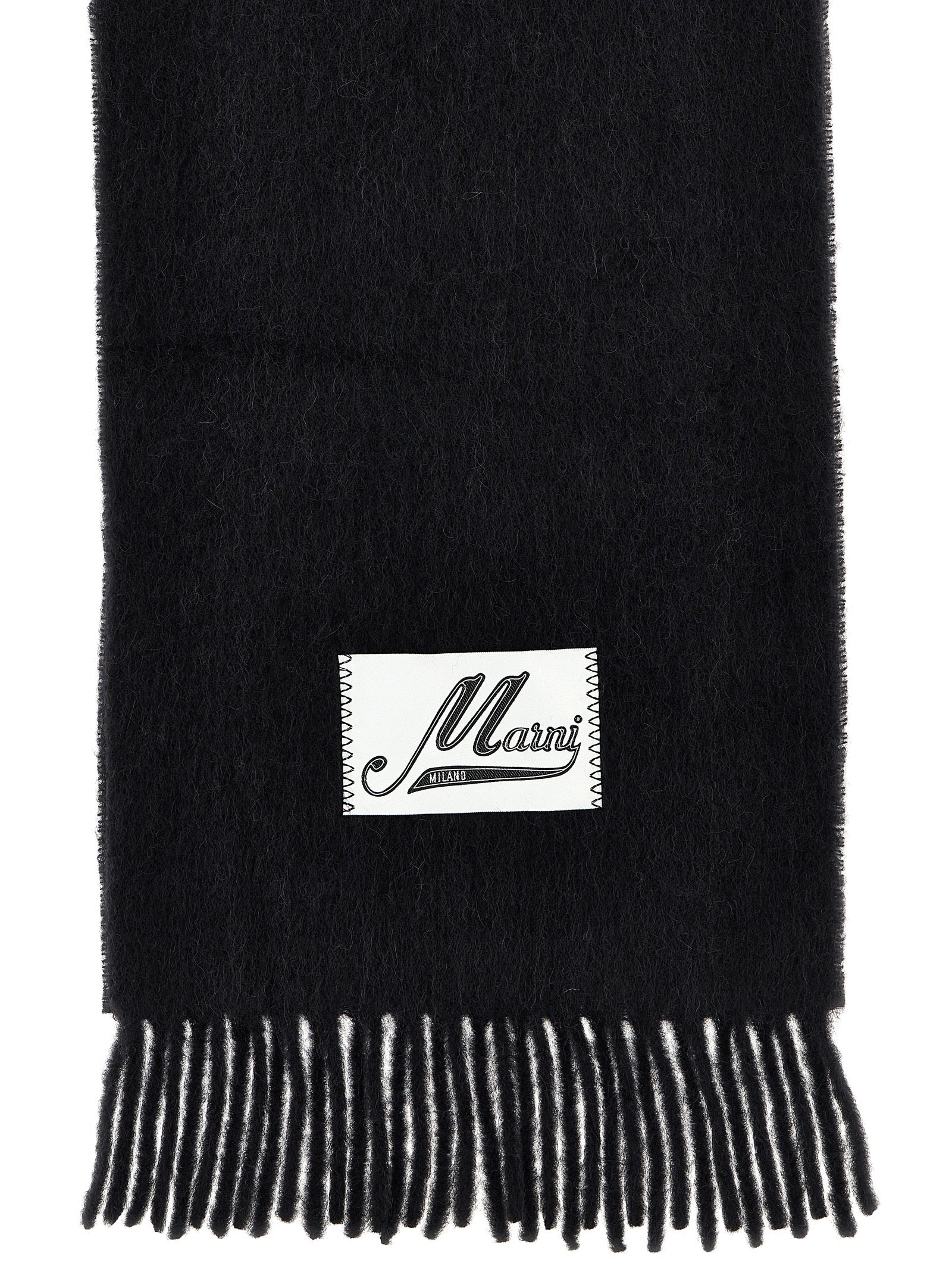 Marni Logo Patch Scarf