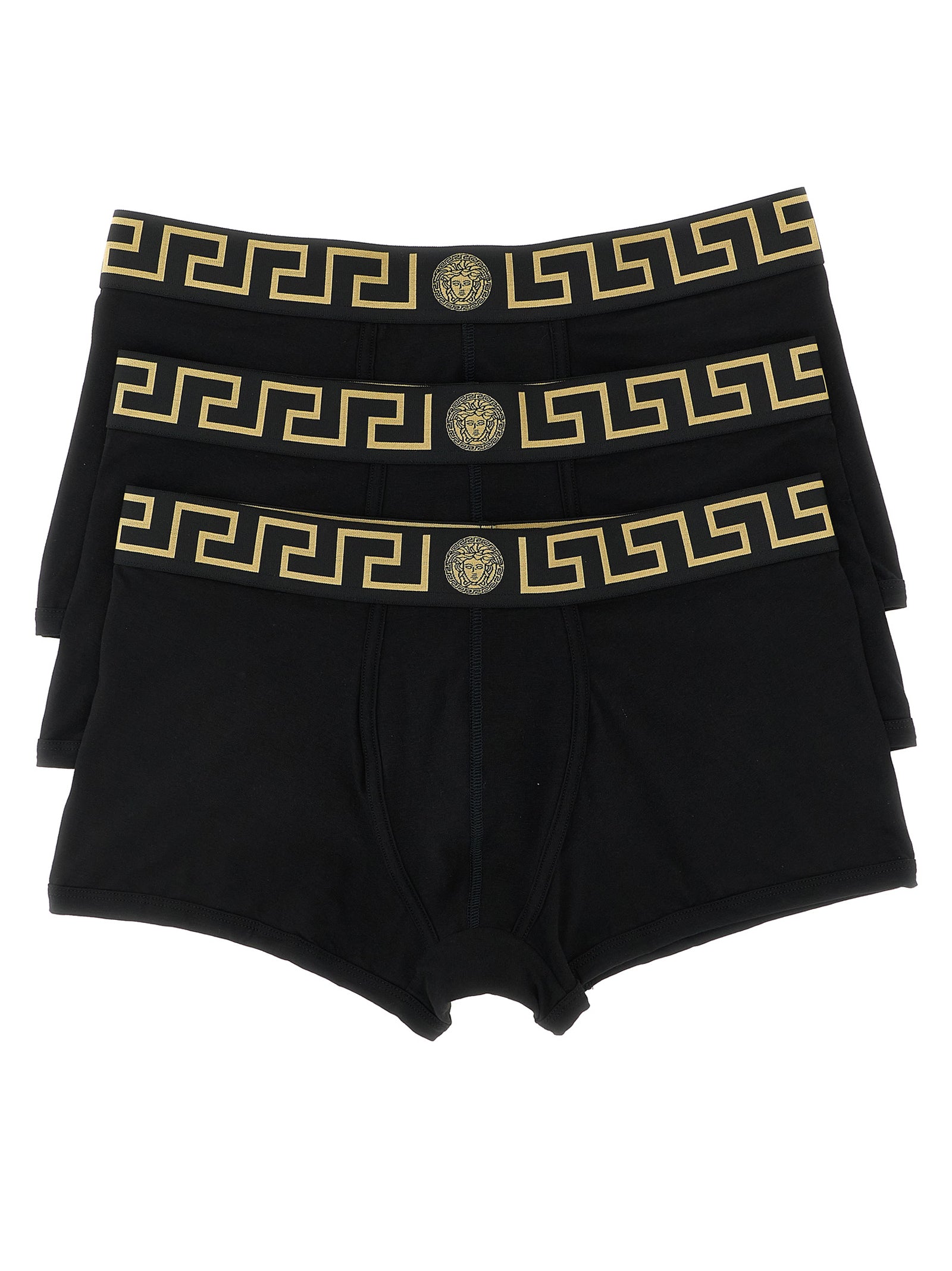 Versace 'Greca' 3-Pack Boxer Set