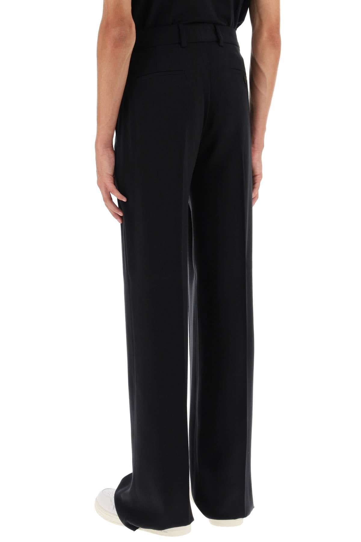 Amiri Wide Leg Loose Pants Black