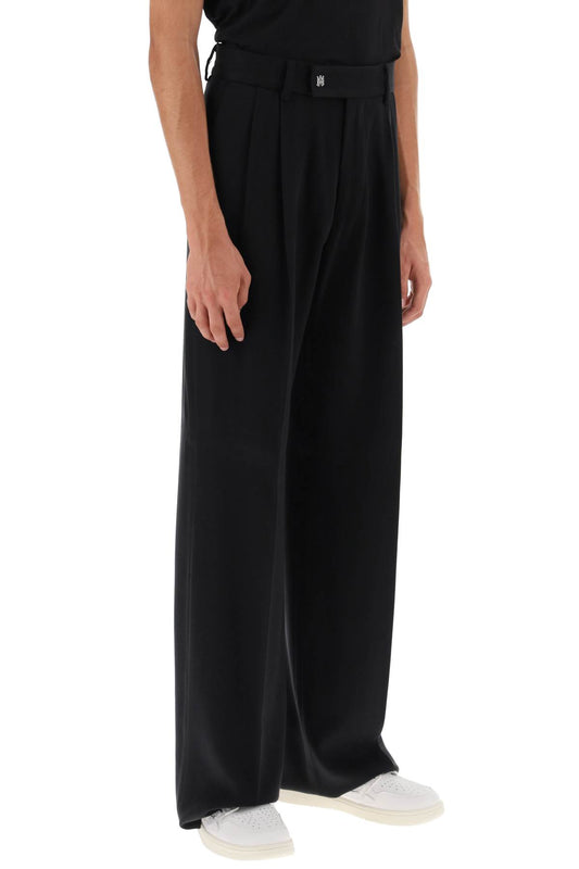 Amiri Wide Leg Loose Pants Black