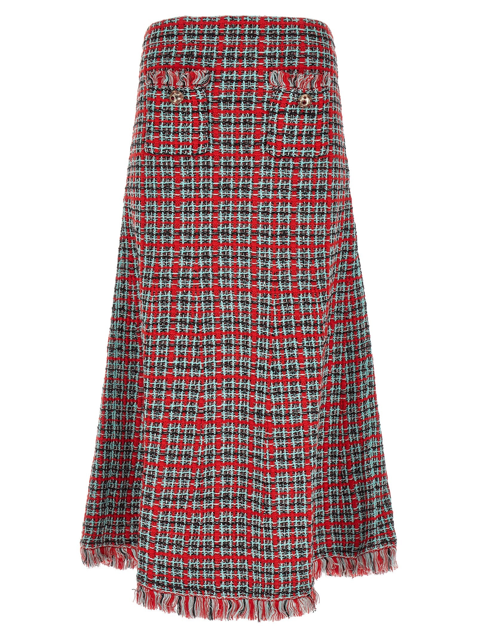 Self Portrait Tweed Skirt