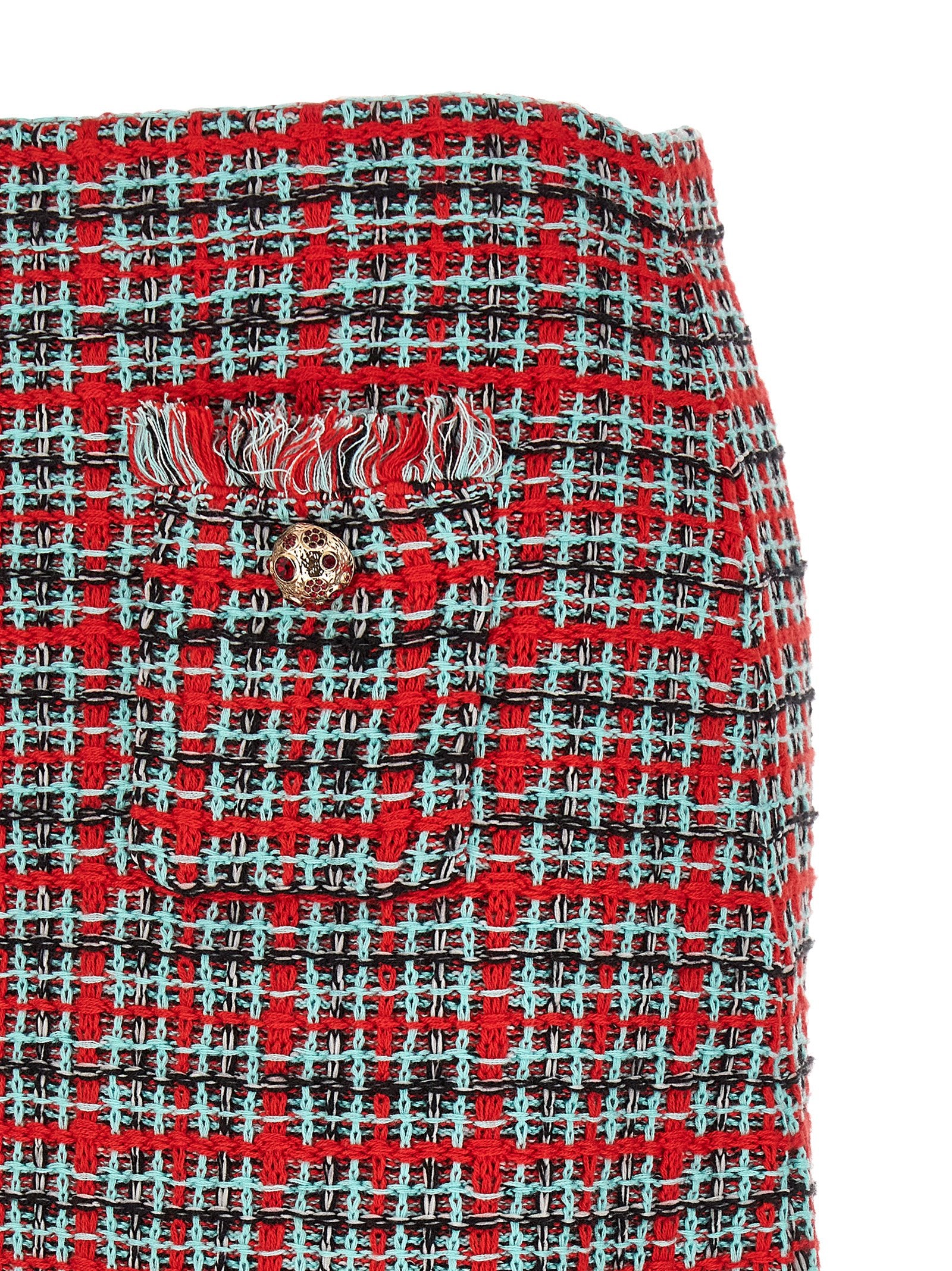 Self Portrait Tweed Skirt