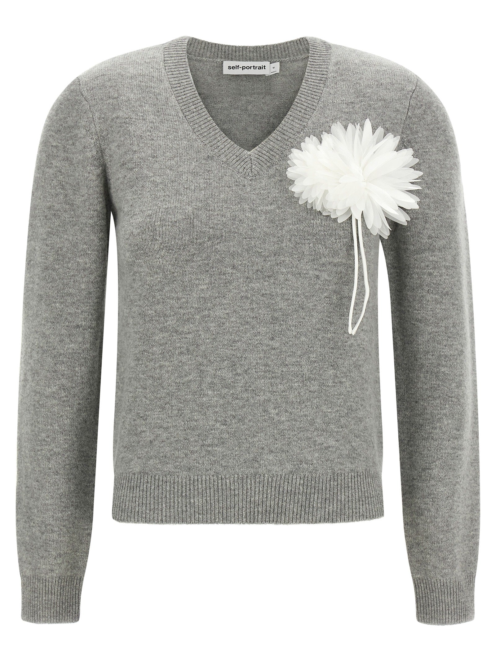 Self Portrait Fiore Pin Sweater