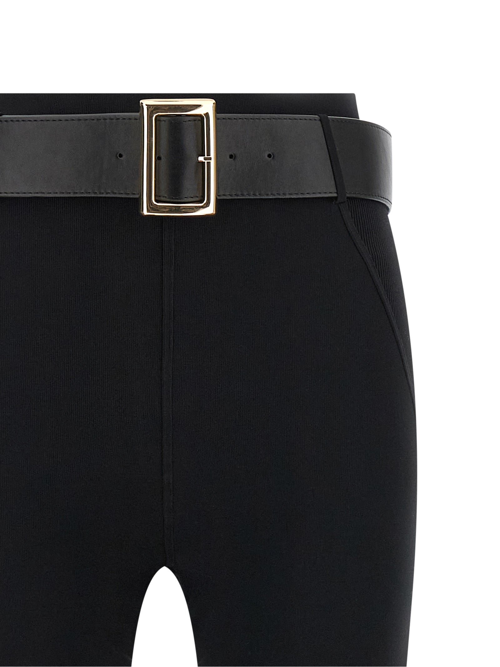 Self Portrait Leggings With Stirrup And Belt
