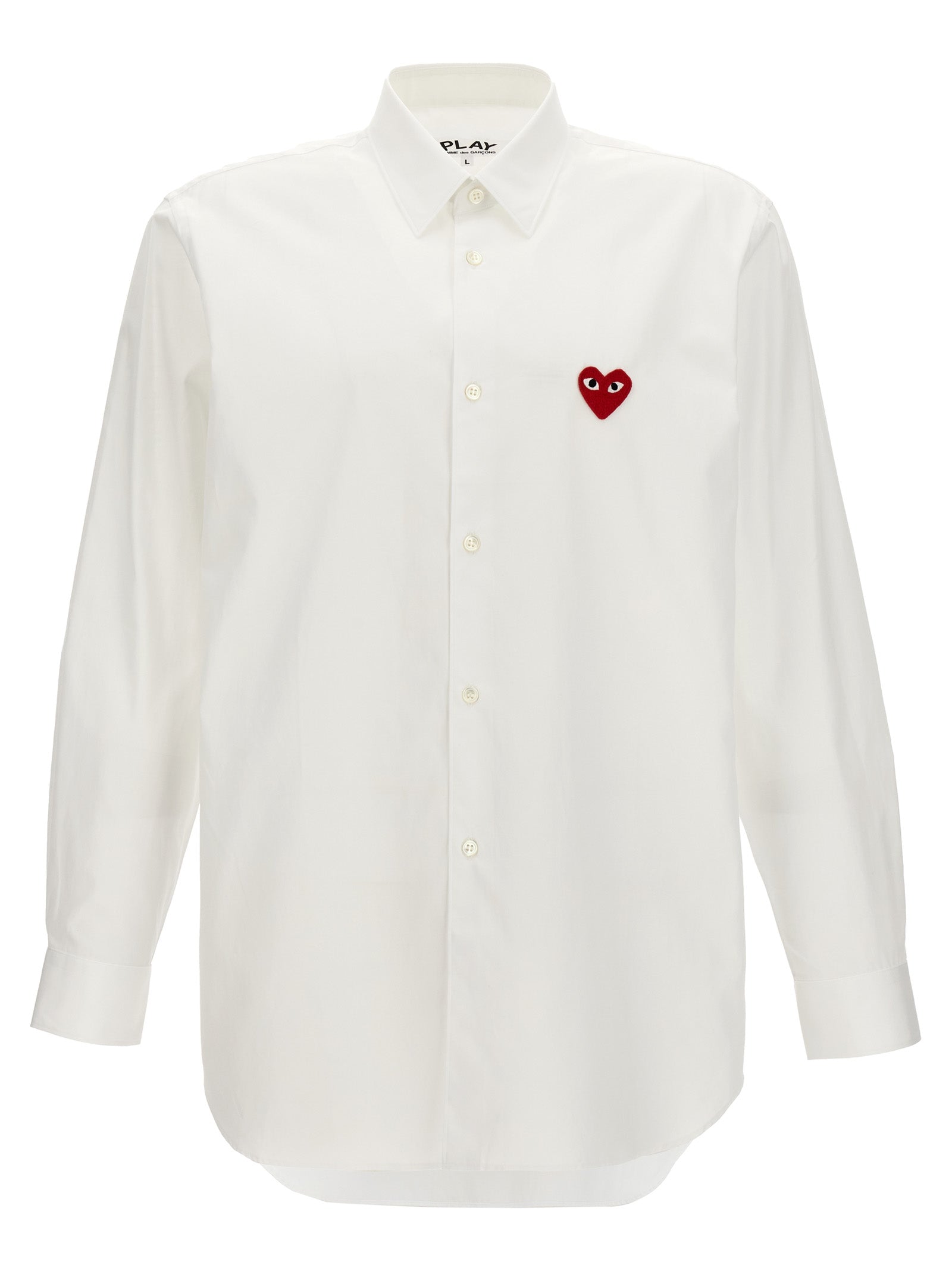 Comme Des Garçons Play Logo Patch Shirt