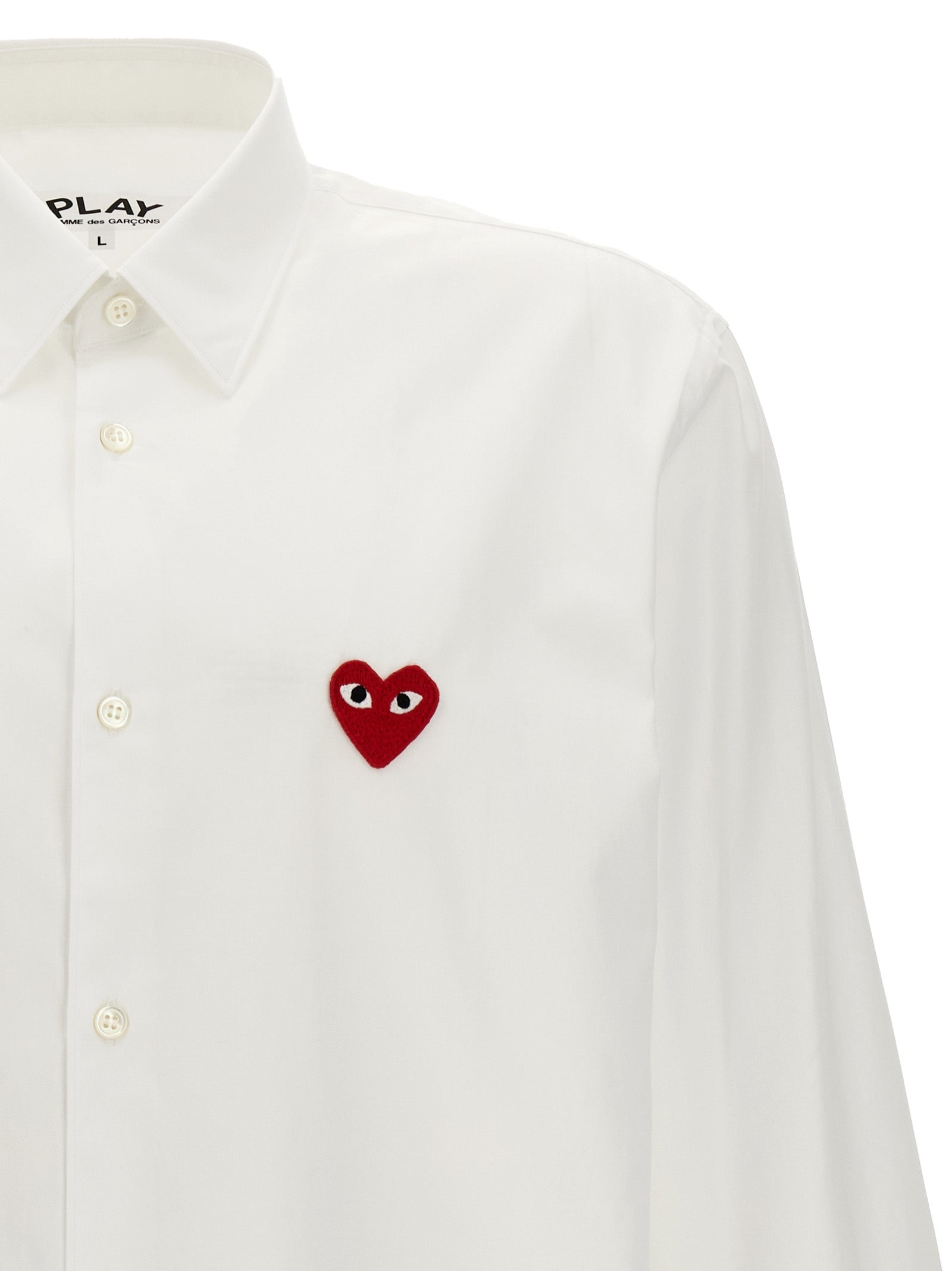 Comme Des Garçons Play Logo Patch Shirt