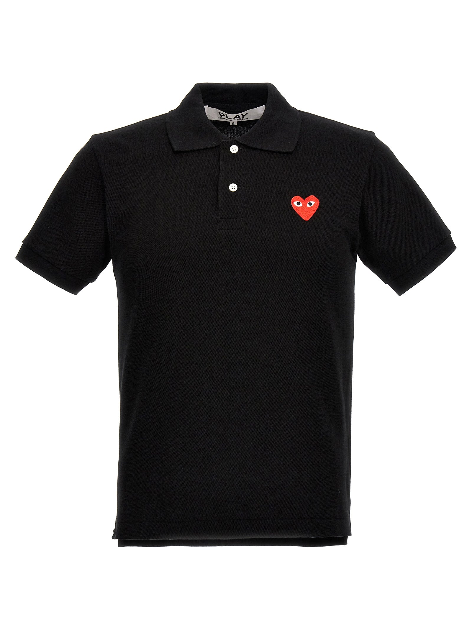 Comme Des Garçons Play Logo Patch Polo Shirt