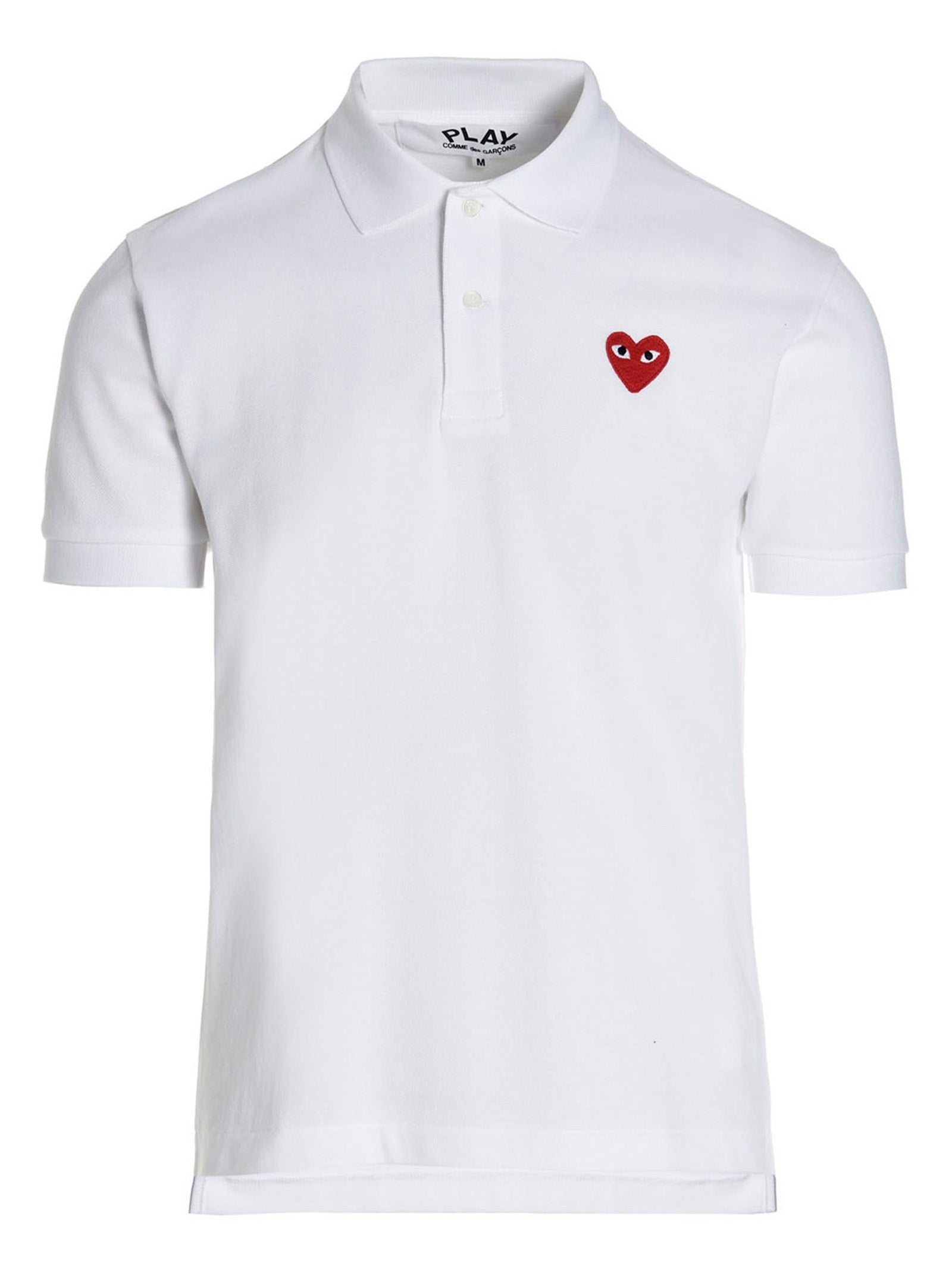 Comme Des Garçons Play Logo Patch Polo Shirt