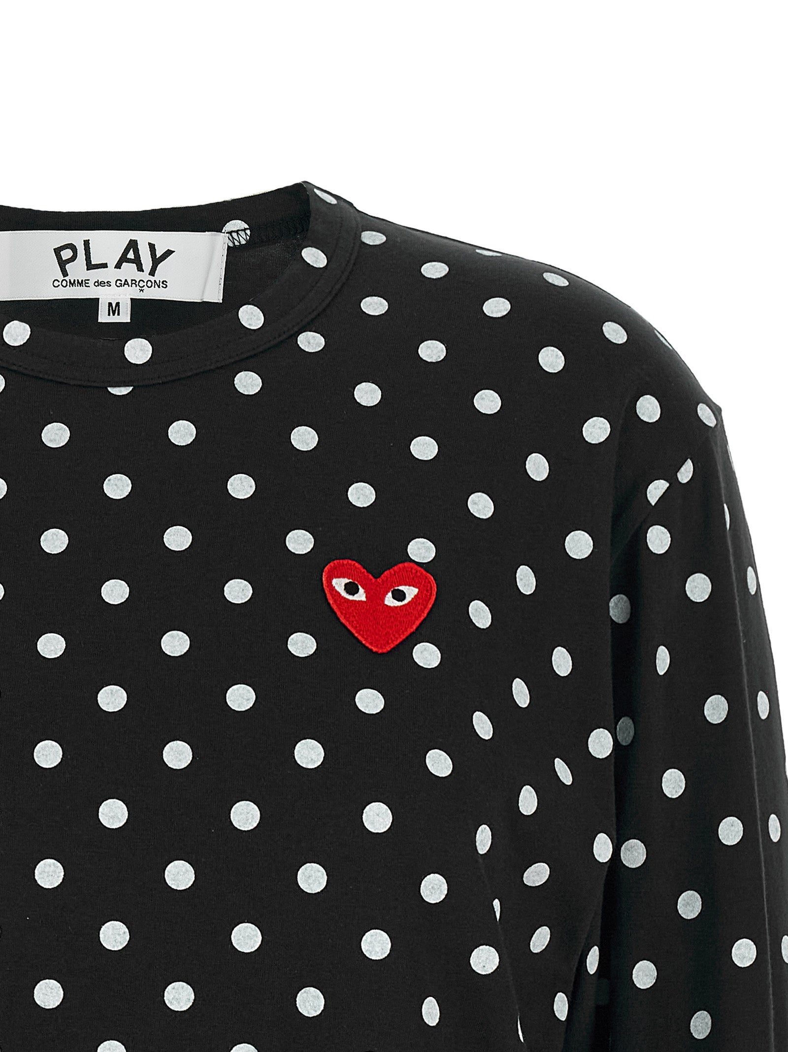 Comme Des Garçons Play 'Red Emblem' T-Shirt