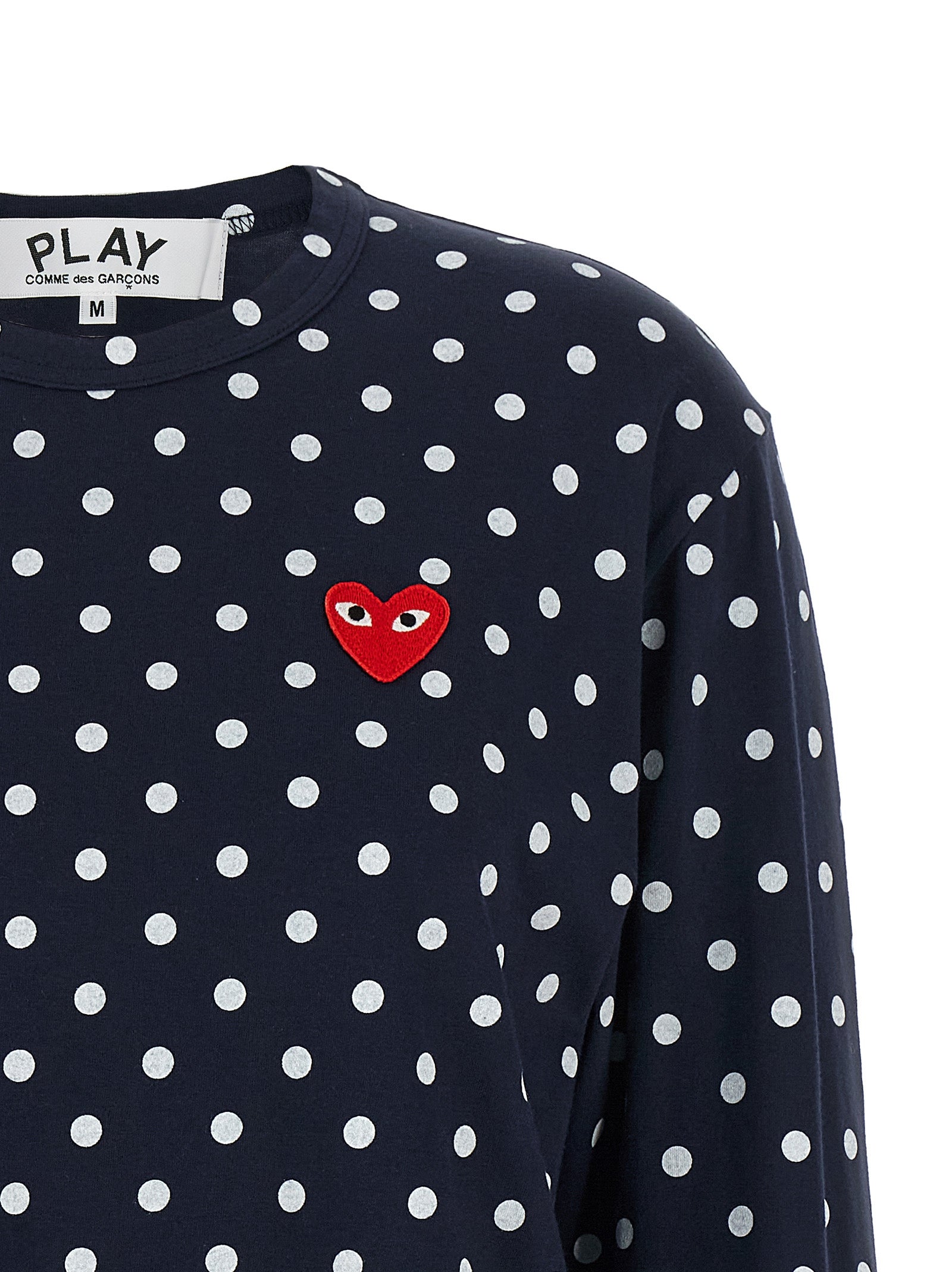 Comme Des Garçons Play 'Red Emblem' T-Shirt