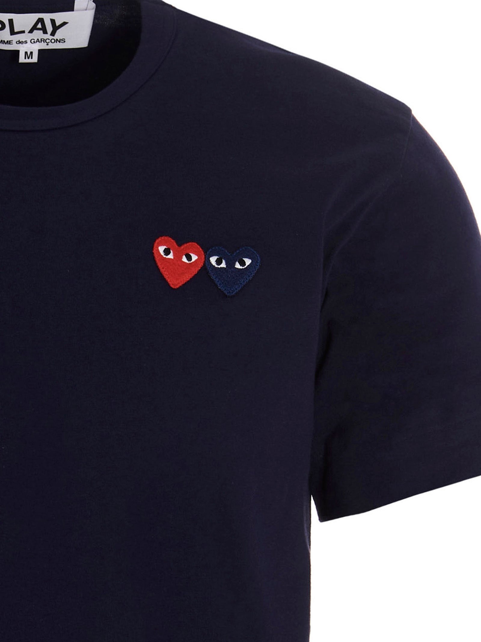 Comme Des Garçons Play 'Double Heart' T-Shirt