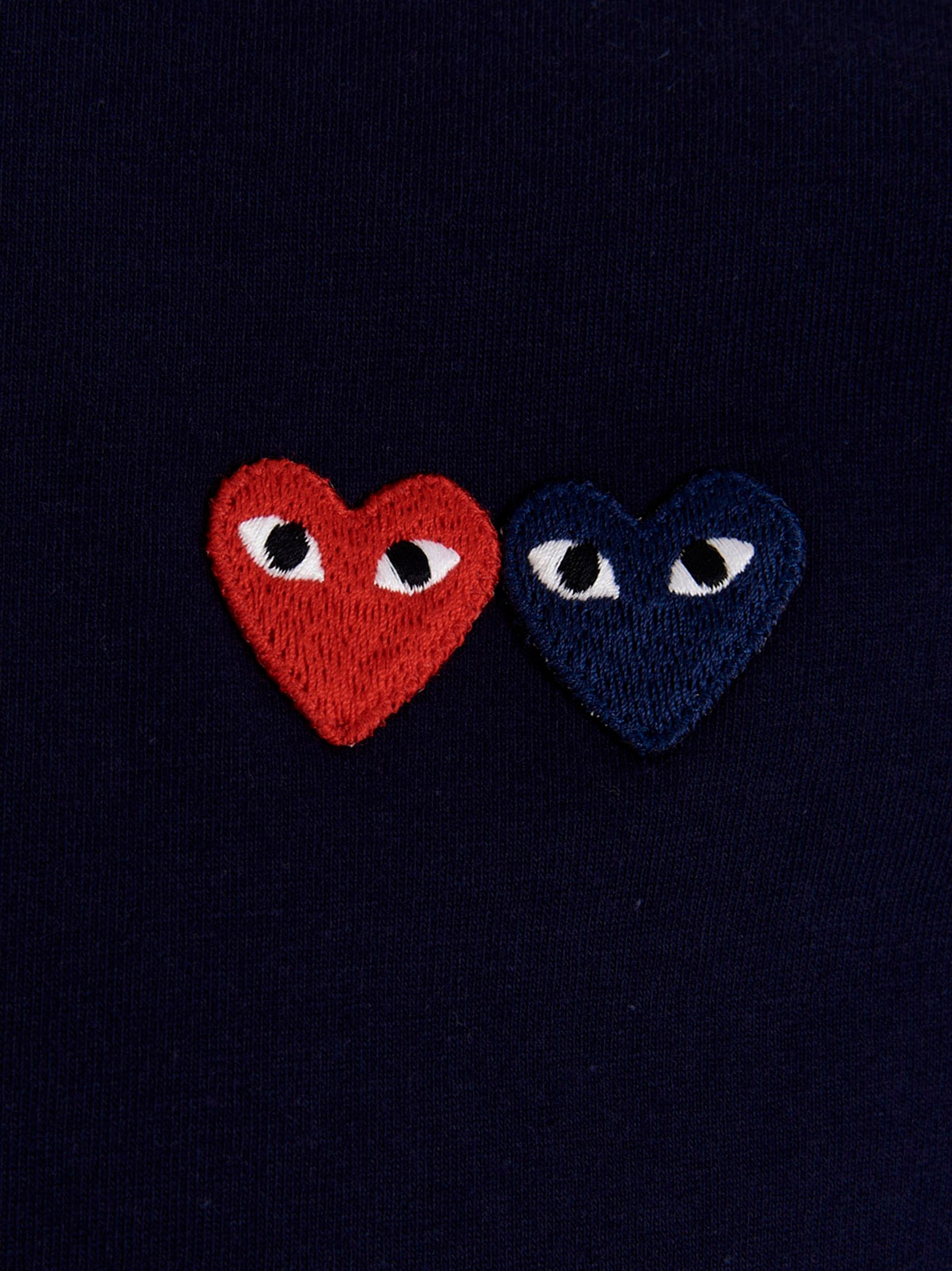 Comme Des Garçons Play 'Double Heart' T-Shirt