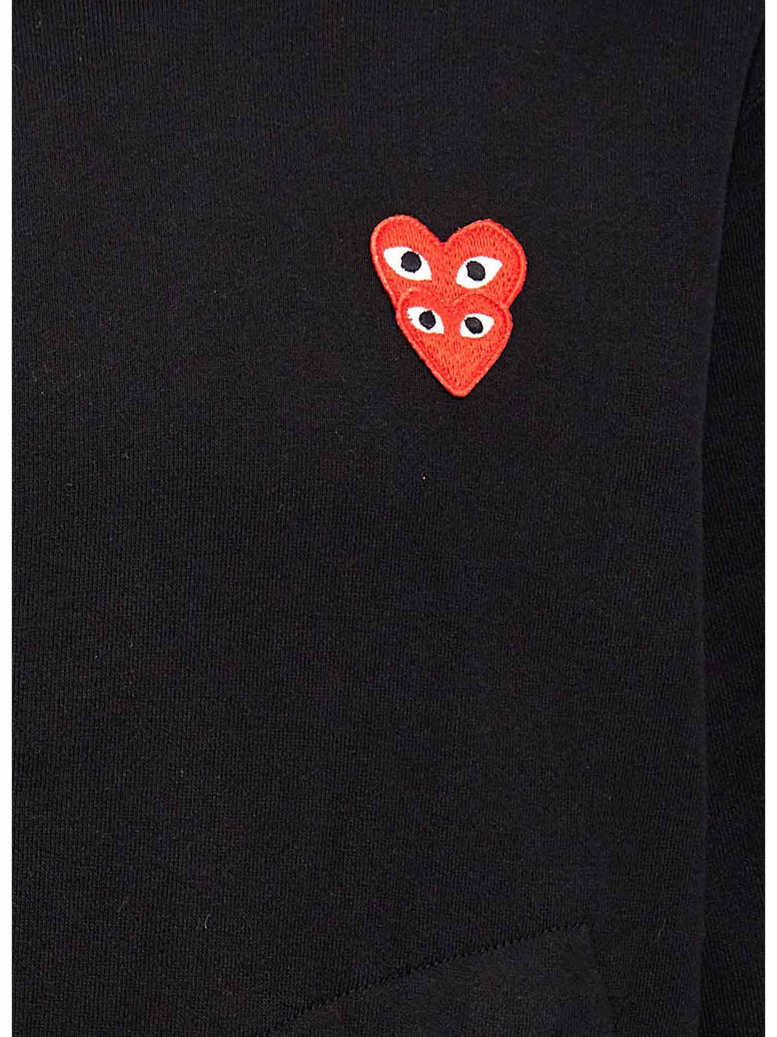 Comme Des Garçons Play 'Double Heart' Hoodie
