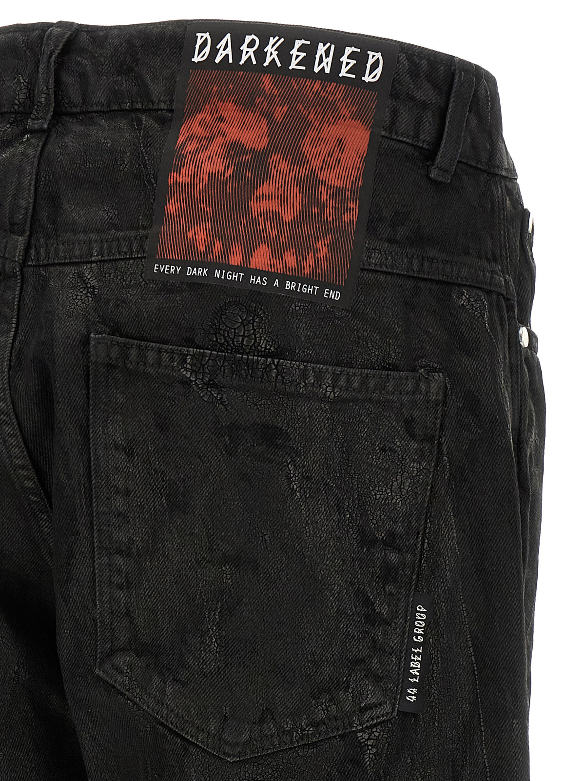 44 Label Black 'Darkened' Jeans