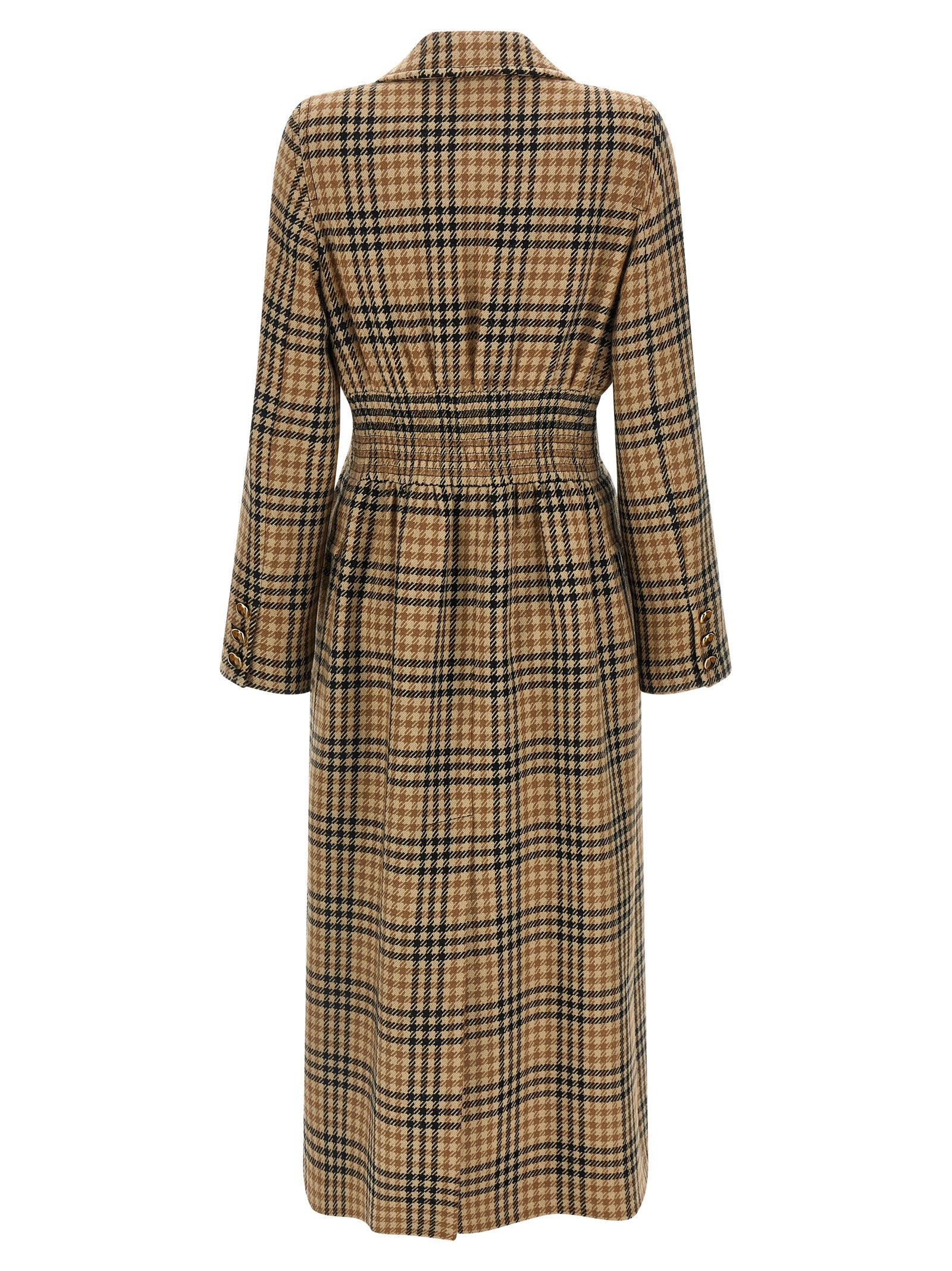 Valentino Garavani Valentino Garavani Houndstooth Wool Coat