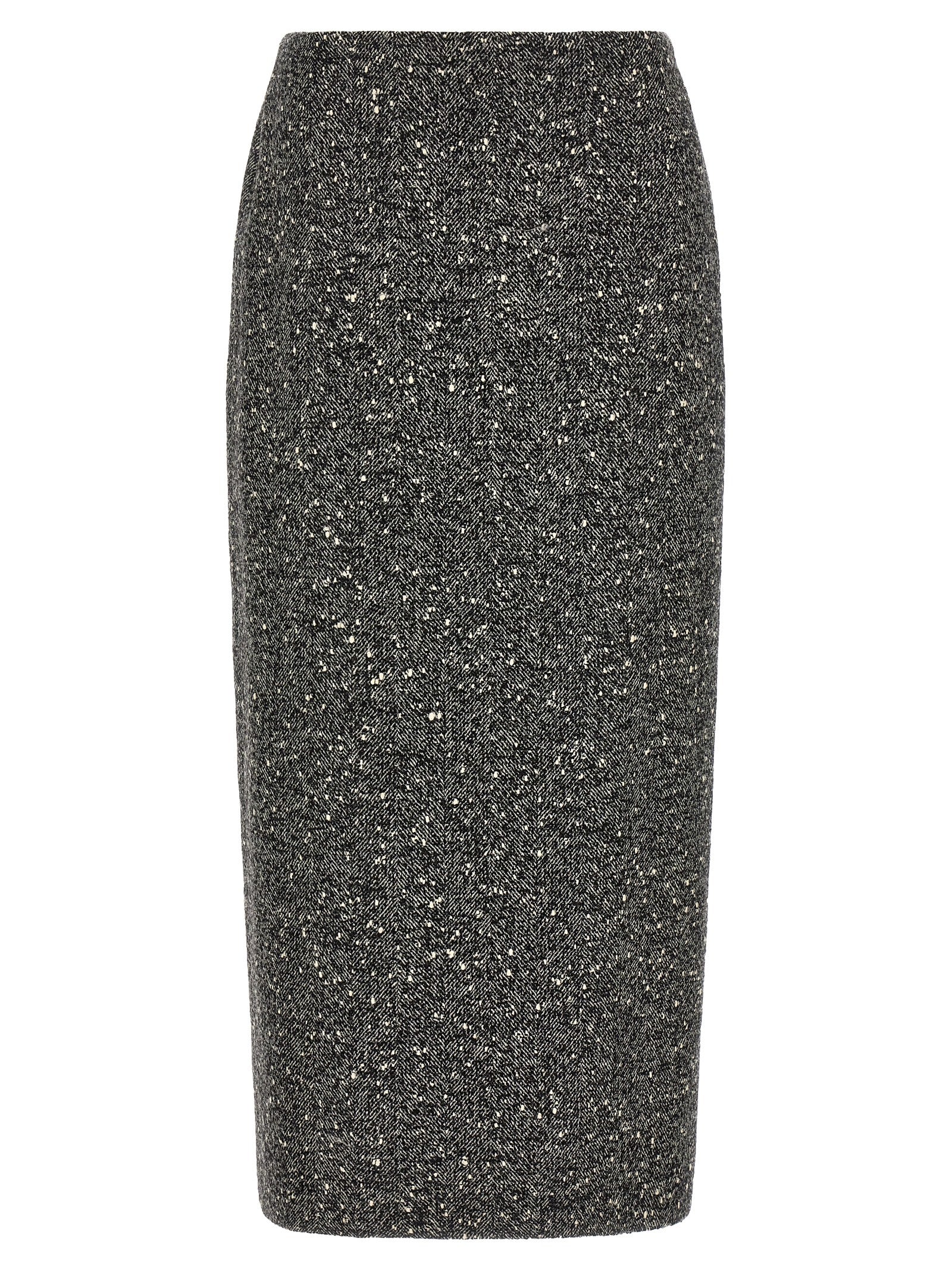 Valentino Garavani Valentino Garavani Chevron Bouclé Skirt