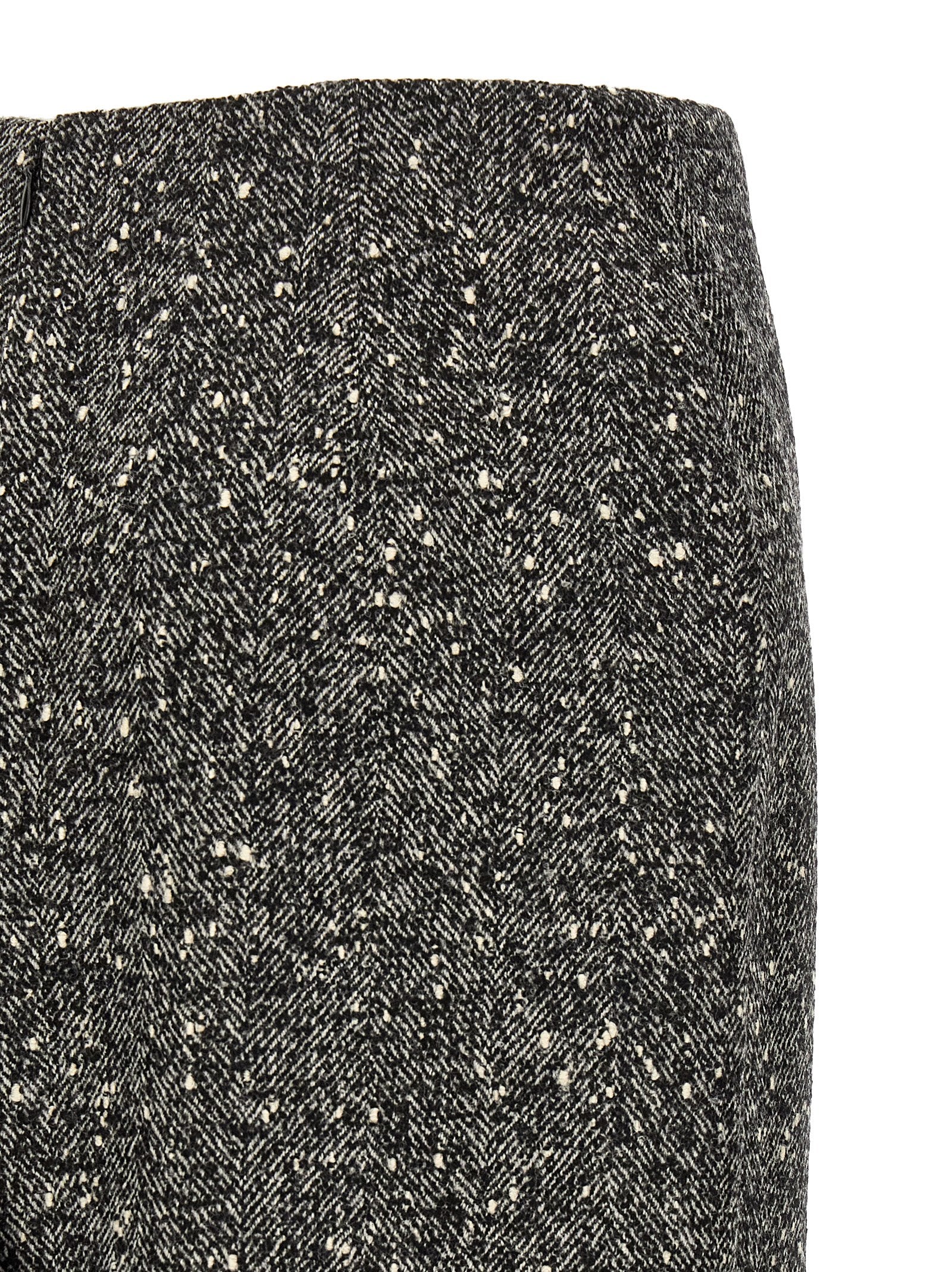 Valentino Garavani Valentino Garavani Chevron Bouclé Skirt