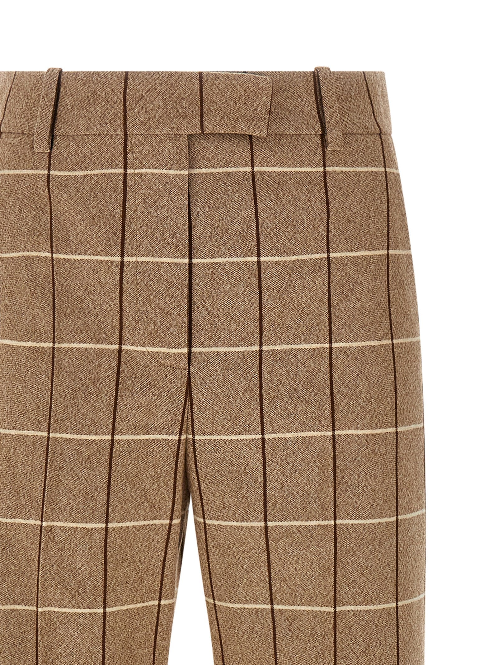 Valentino Garavani Valentinogaravani Wool Pants With Window Pattern