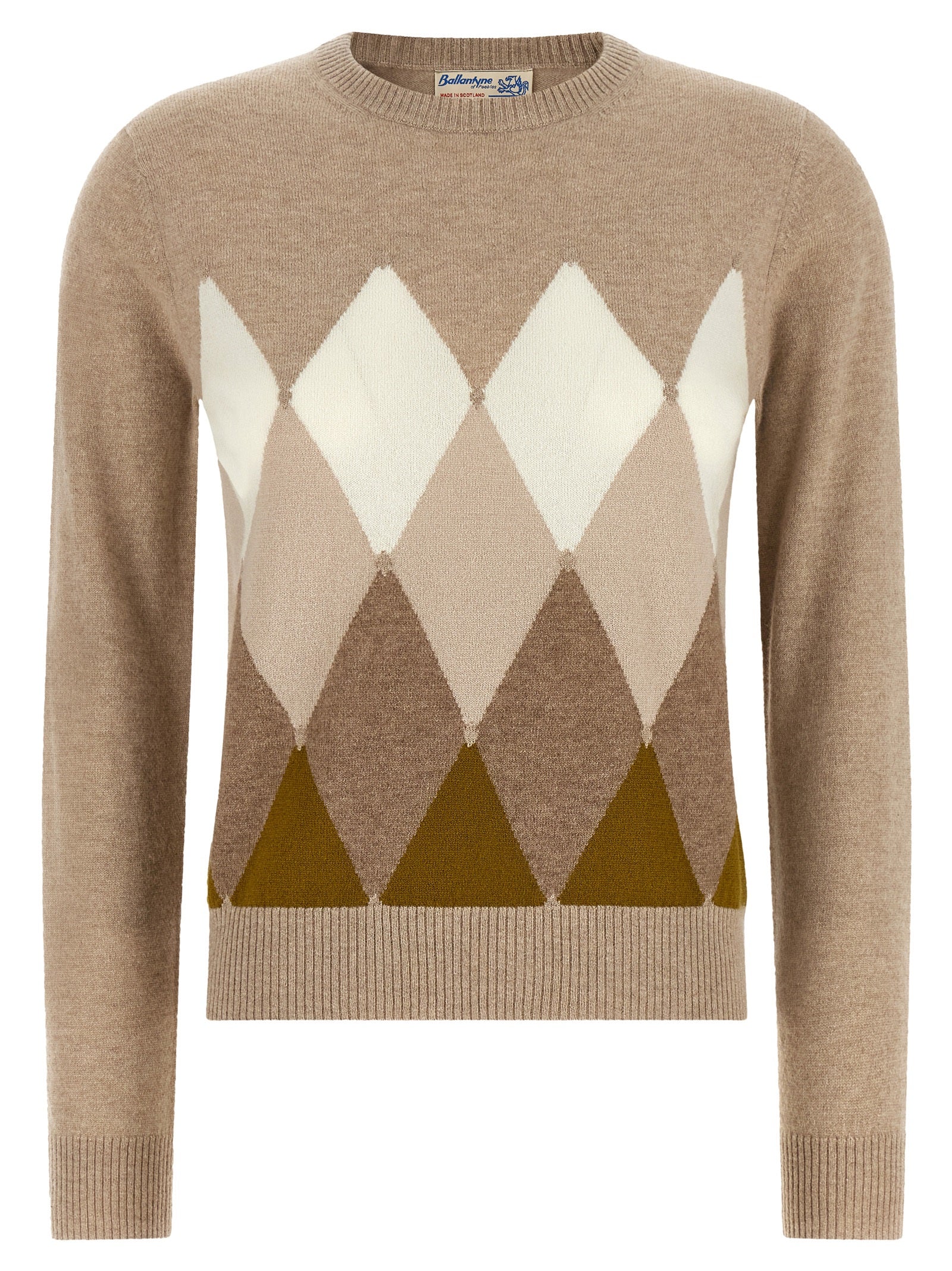 Ballantyne 'Classic Diamond' Diamond-Shaped Sweater