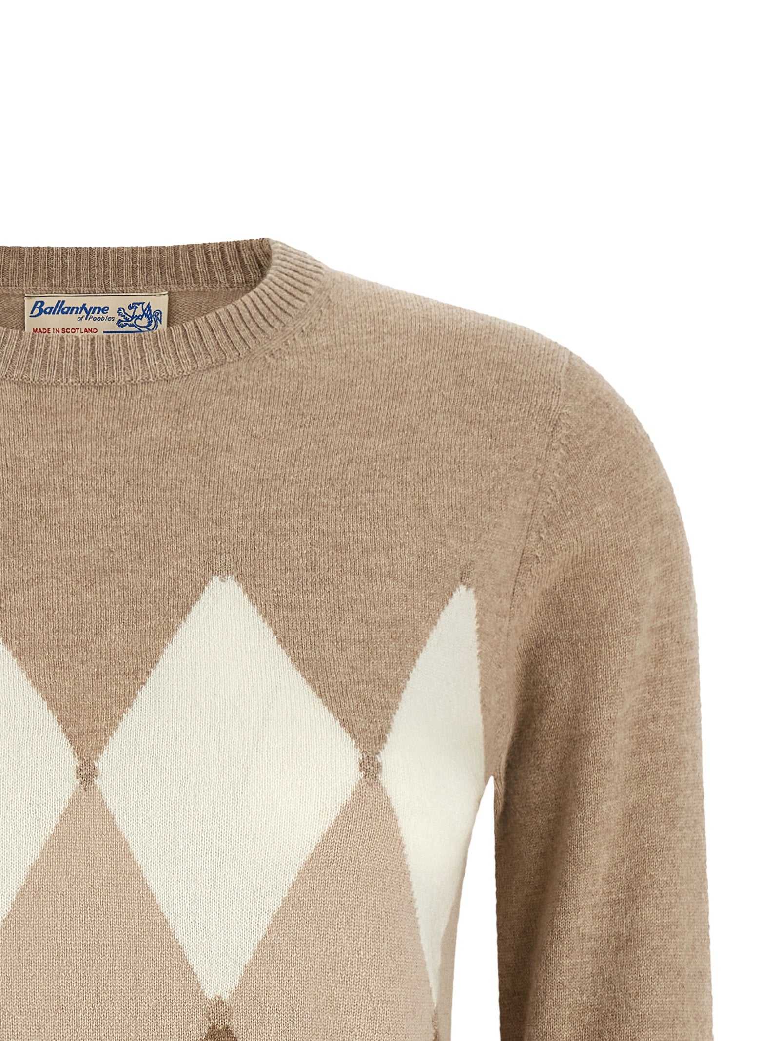 Ballantyne 'Classic Diamond' Diamond-Shaped Sweater